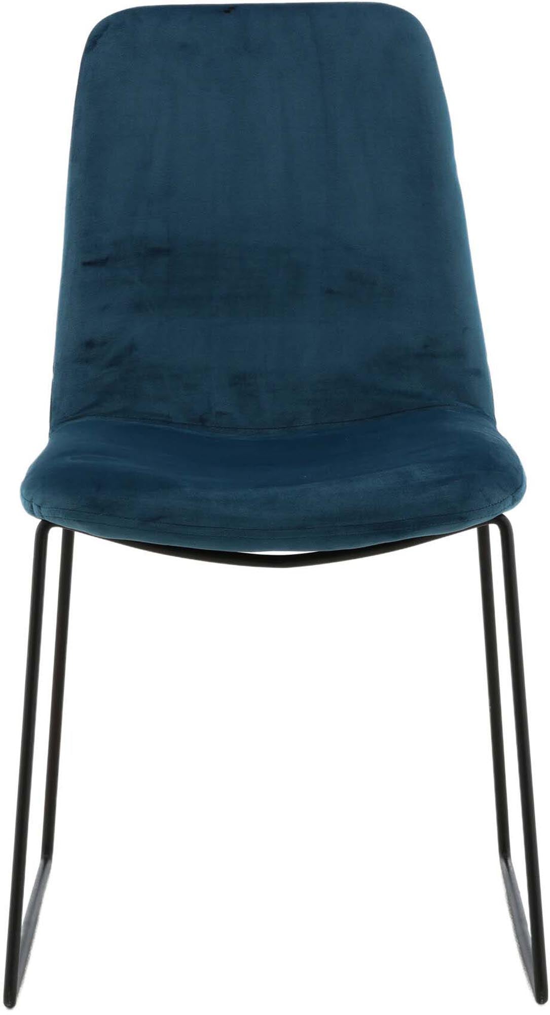 Muce Stuhl von Venture Home: Eleganter Gartenstuhl aus witterungsbeständigem Metall und weichem Polyester für entspannte Stunden im Freien.