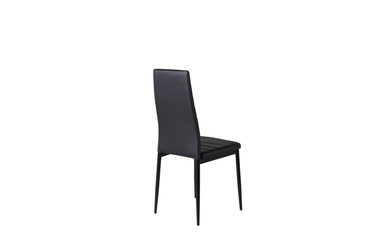 Slim Esszimmerstuhl in Schwarz präsentiert im Onlineshop von KAQTU Design AG. Stuhl ist von Venture Home