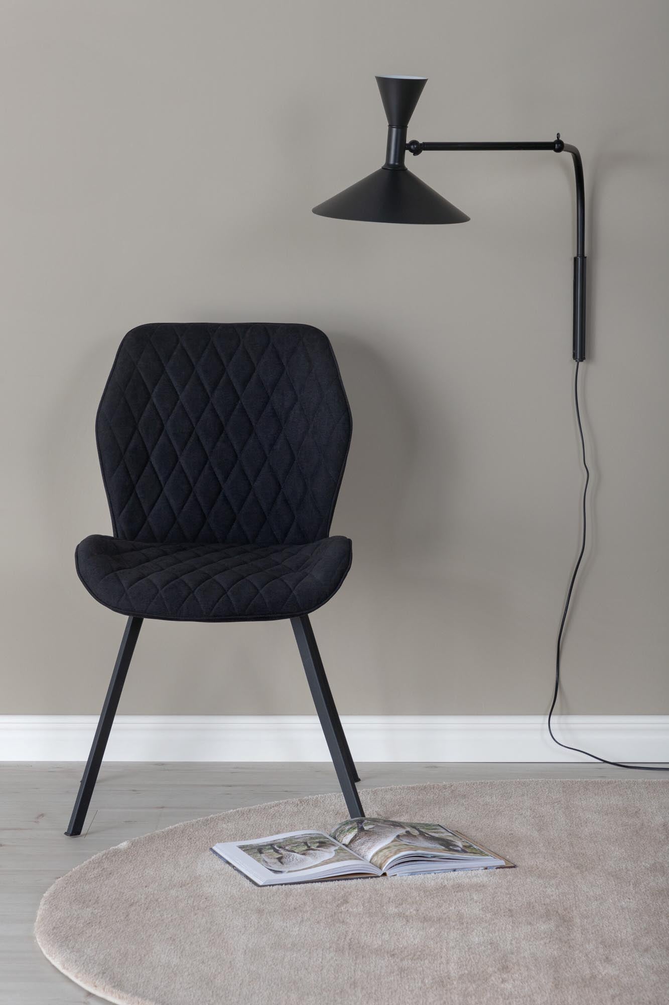 Gemma Stuhl in Schwarz präsentiert im Onlineshop von KAQTU Design AG. Stuhl ist von Venture Home