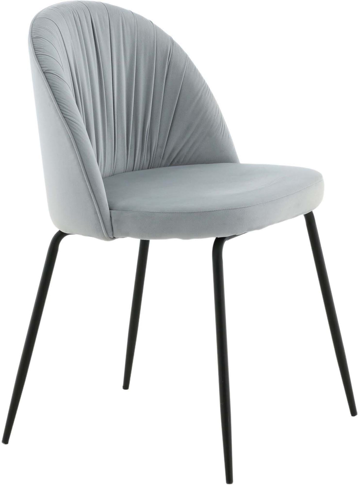 Wrinkles Stuhl: Samtige Eleganz für zeitgemässes Interieur.