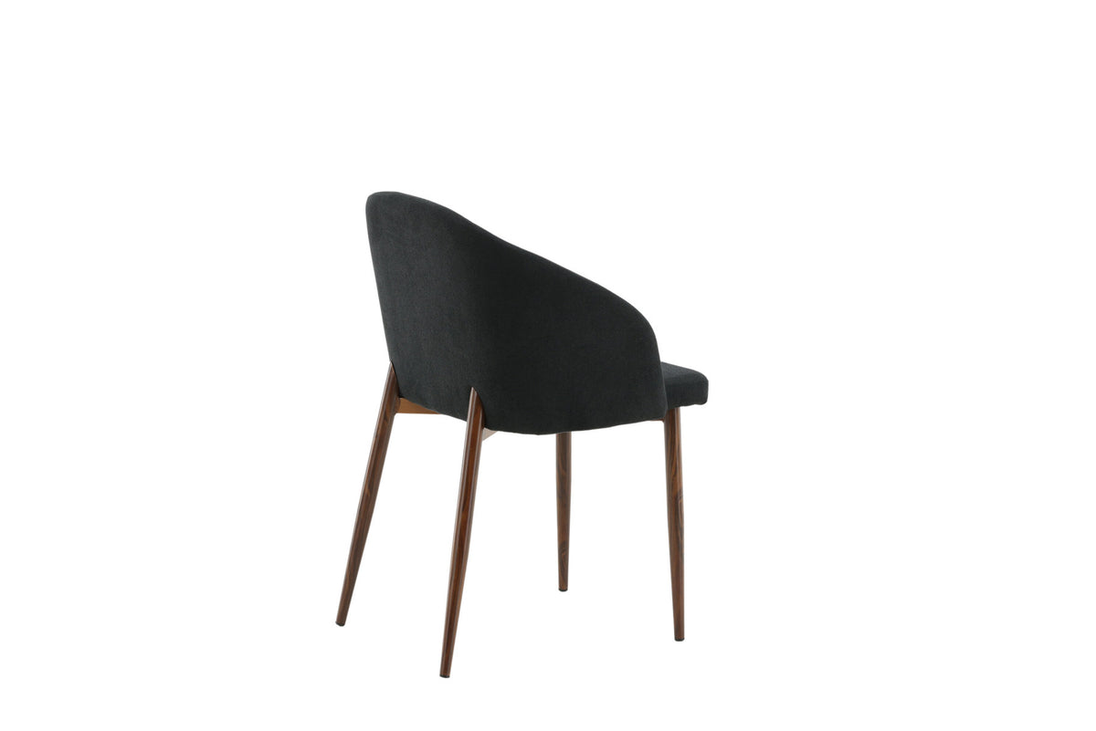 Bogenstuhl in Schwarz präsentiert im Onlineshop von KAQTU Design AG. Schalenstuhl mit Armlehne ist von Venture Home