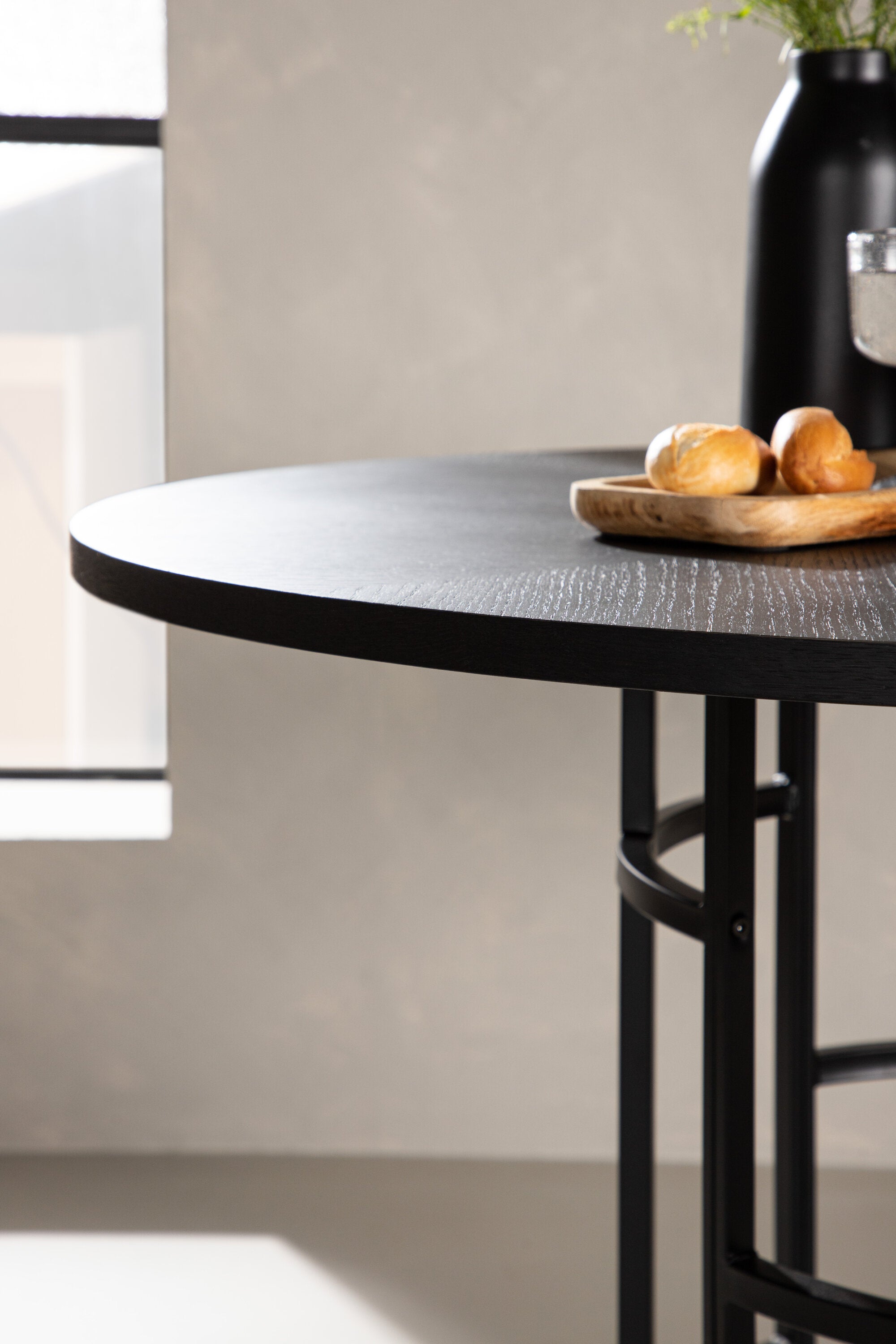Copenhagen Esstisch in Schwarz präsentiert im Onlineshop von KAQTU Design AG. Esstisch ist von Furniture Fashion