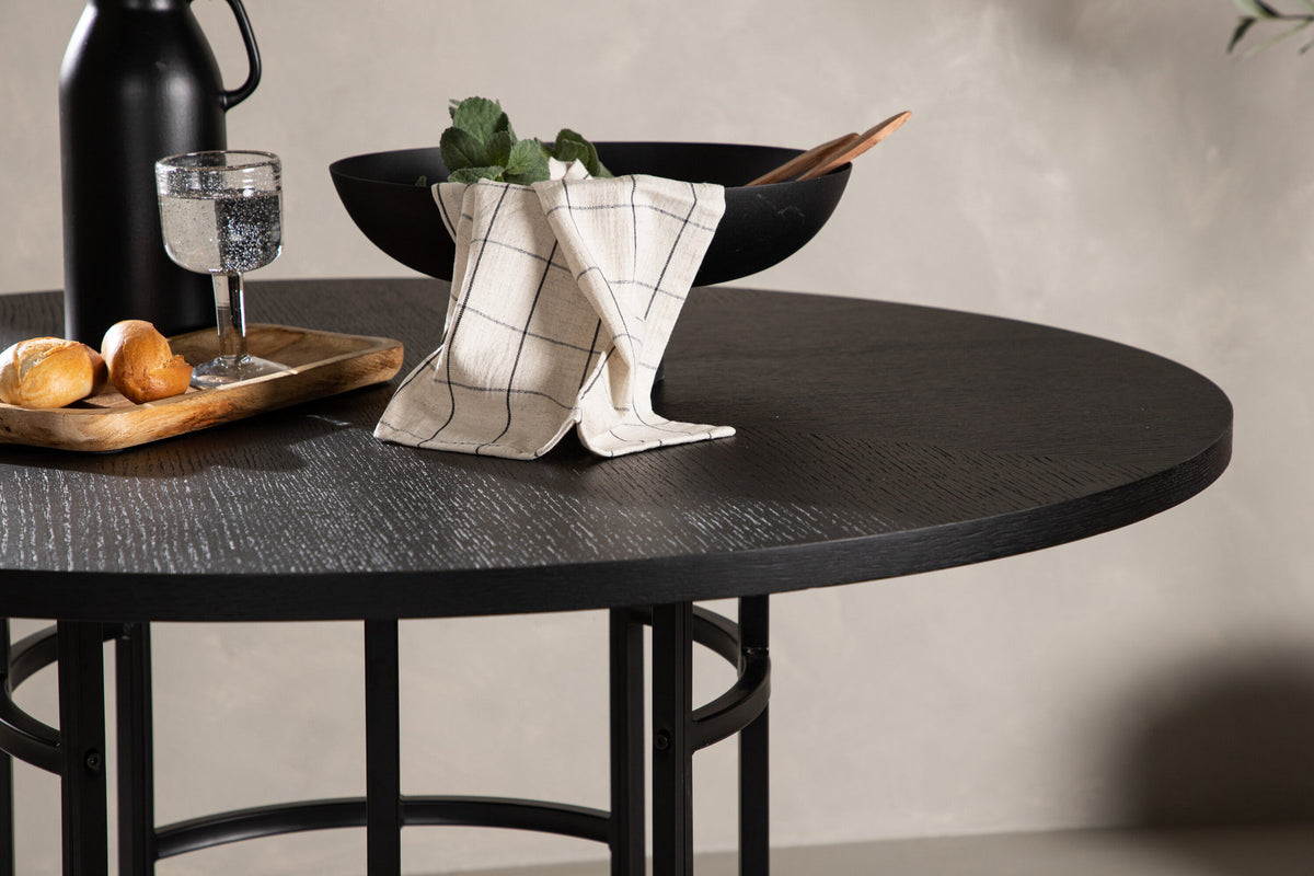 Copenhagen Esstisch in Schwarz präsentiert im Onlineshop von KAQTU Design AG. Esstisch ist von Furniture Fashion