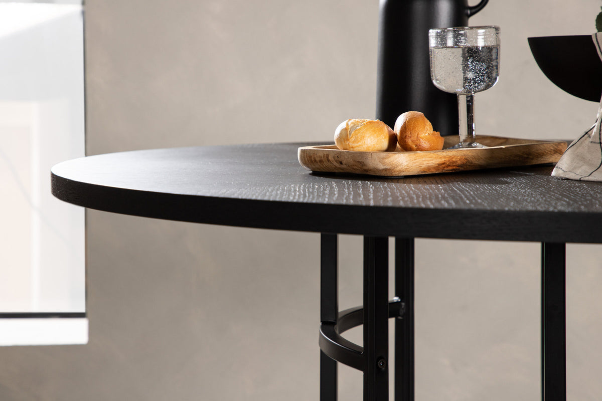 Copenhagen Esstisch in Schwarz präsentiert im Onlineshop von KAQTU Design AG. Esstisch ist von Furniture Fashion