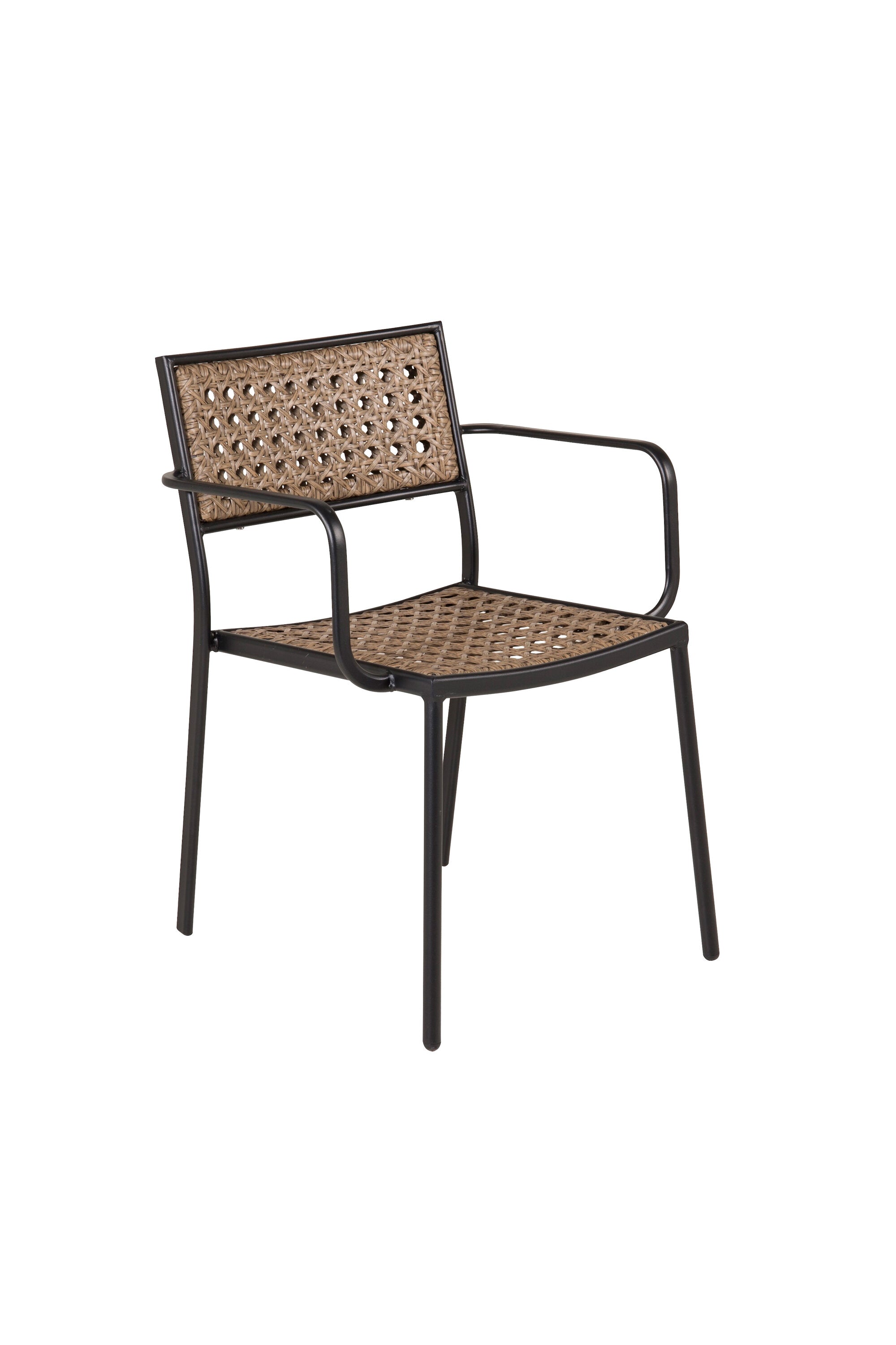 Paola Stuhl in Natur präsentiert im Onlineshop von KAQTU Design AG. Gartenstuhl mit Armlehnen ist von Venture Home