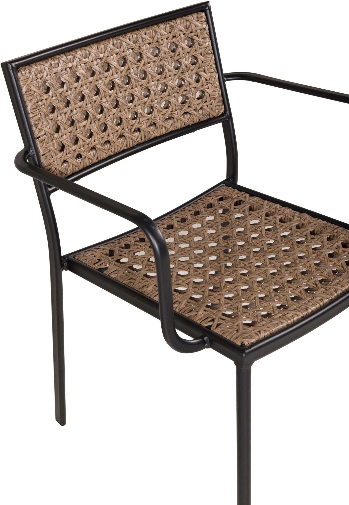 Entdecken Sie den Paola Stuhl von Venture Home – der perfekte Gartenstuhl mit Armlehnen für stilvolle Entspannung im Freien.