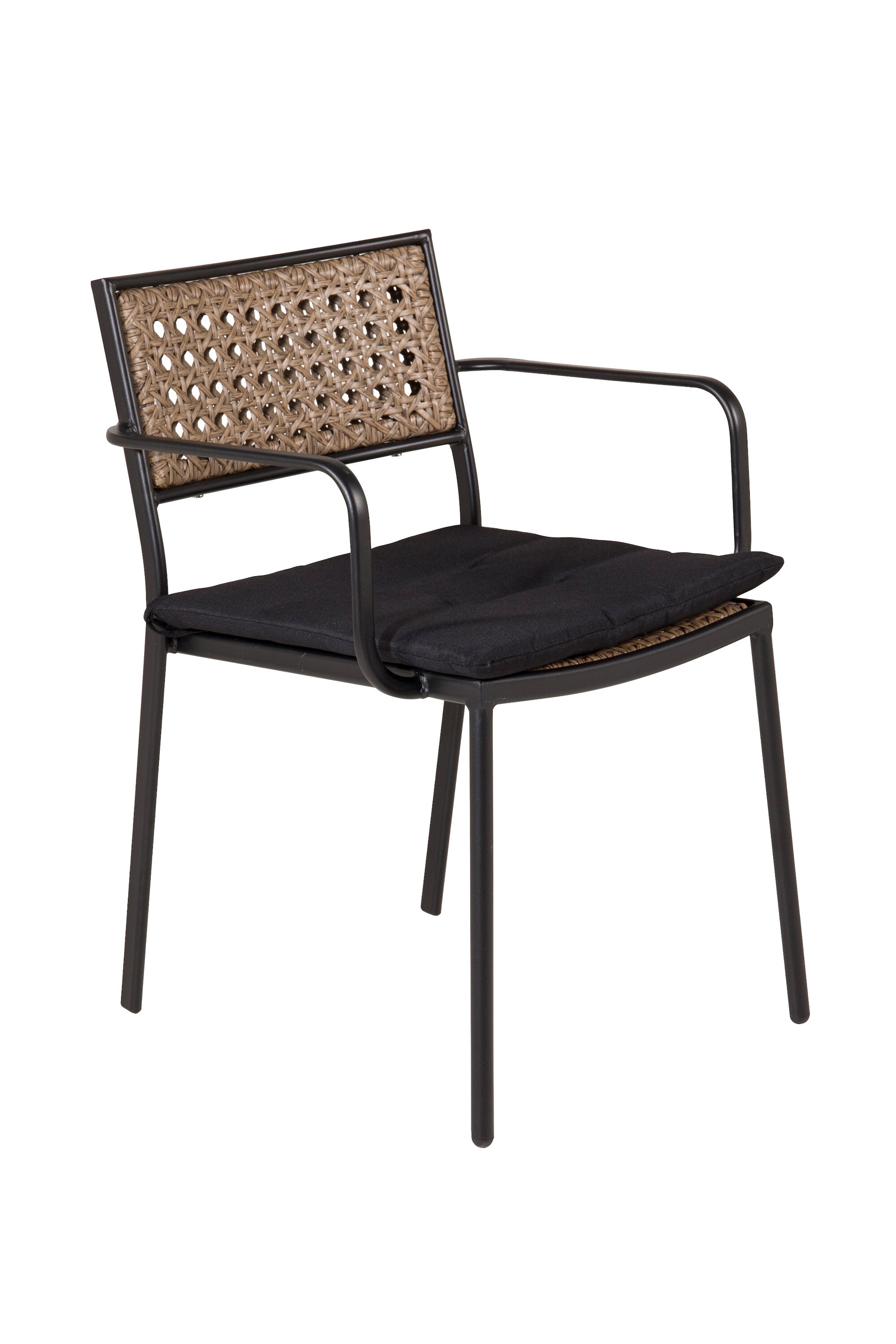 Paola Stuhl in Natur präsentiert im Onlineshop von KAQTU Design AG. Gartenstuhl mit Armlehnen ist von Venture Home