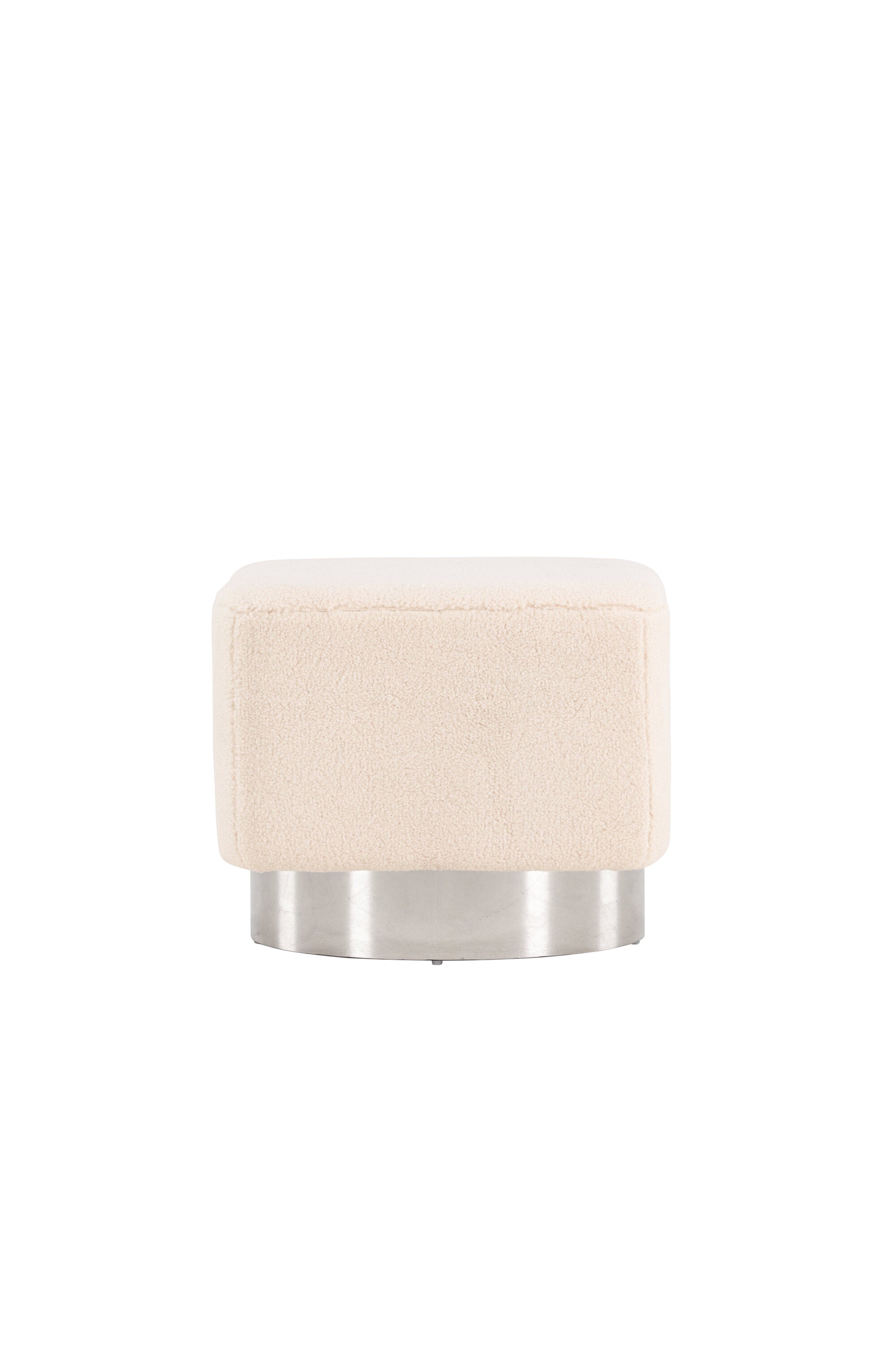 Newton Hocker in Cremefarben präsentiert im Onlineshop von KAQTU Design AG. Pouf ist von Venture Home