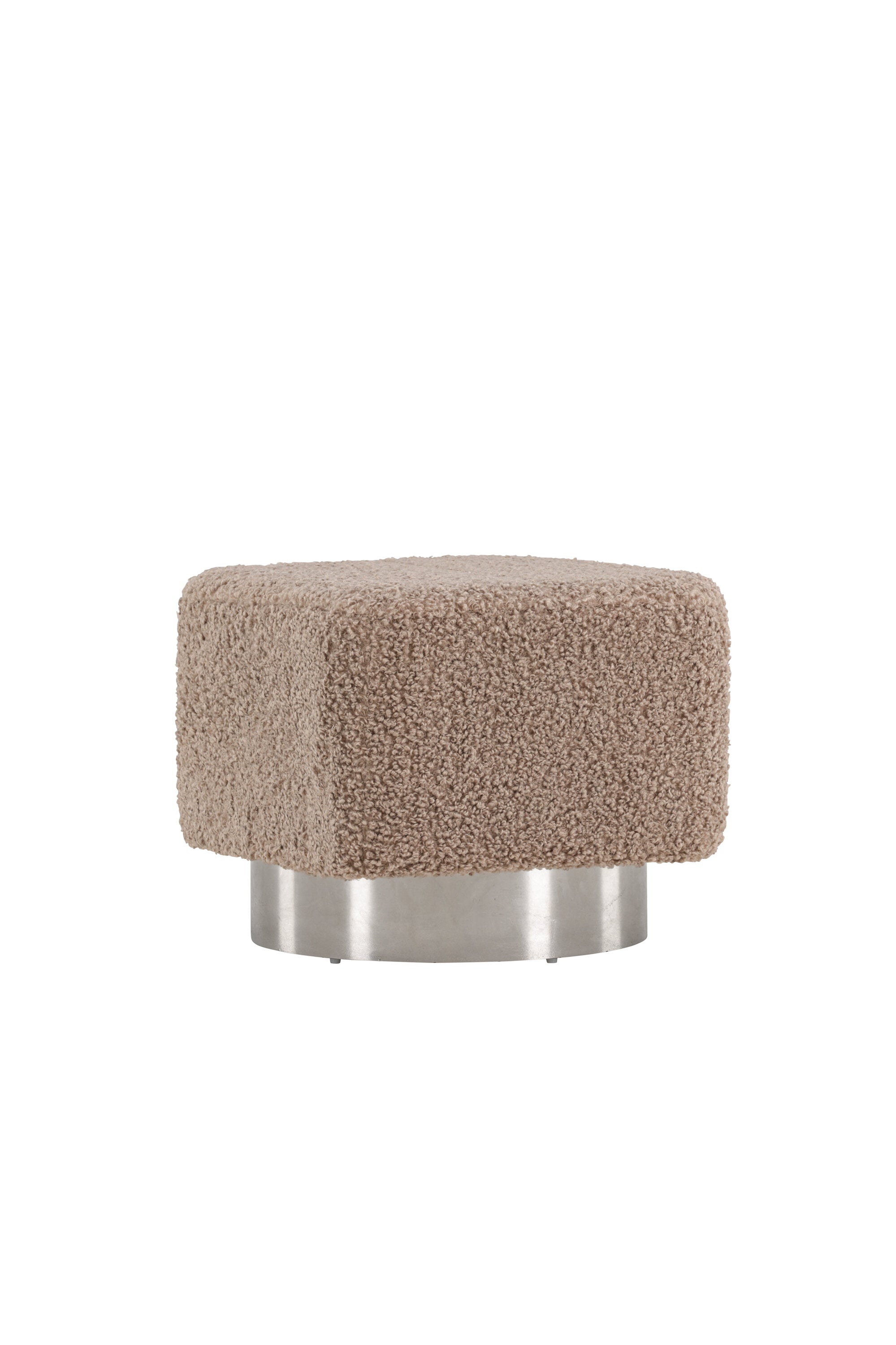 Newton Hocker in Braun präsentiert im Onlineshop von KAQTU Design AG. Pouf ist von Venture Home
