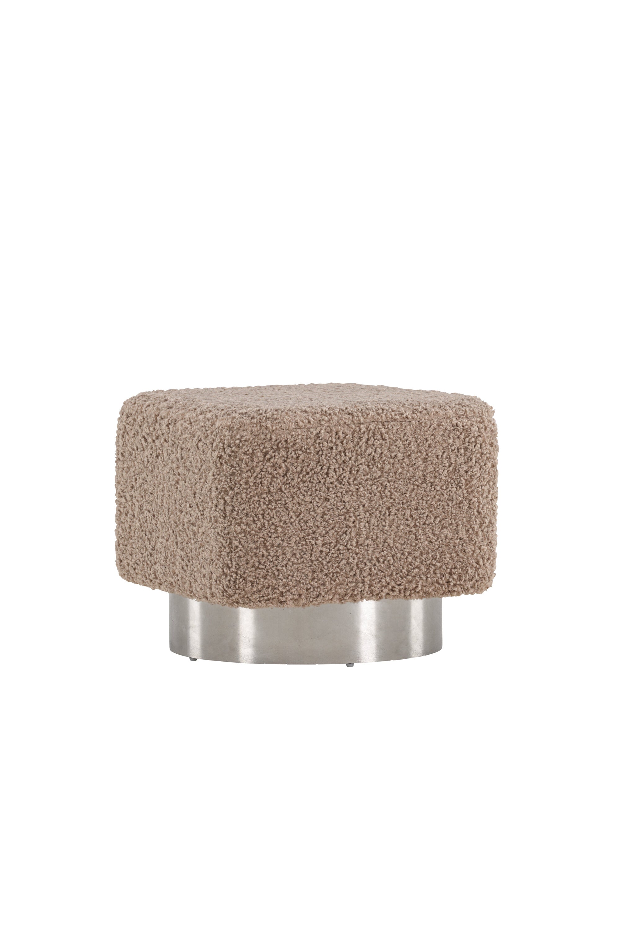 Newton Hocker in Braun präsentiert im Onlineshop von KAQTU Design AG. Pouf ist von Venture Home