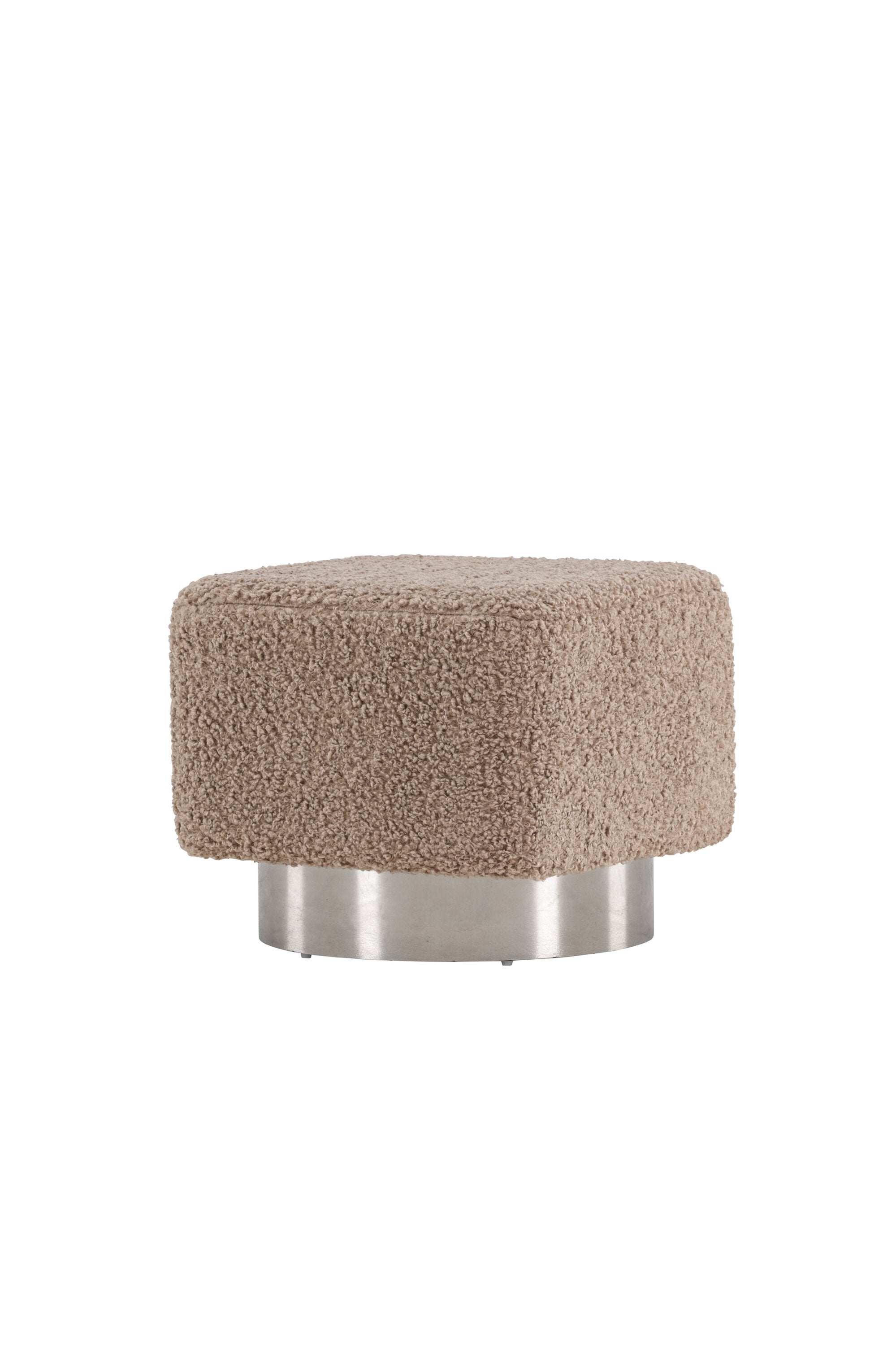 Newton Hocker in Braun präsentiert im Onlineshop von KAQTU Design AG. Pouf ist von Venture Home