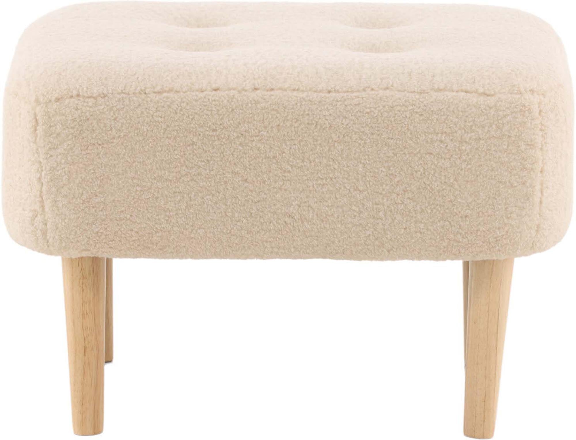 Vielseitige Salina Ottomane von Venture Home: Stilvoll, komfortabel und ideal für jedes Wohnambiente in elegantem Schwarz.