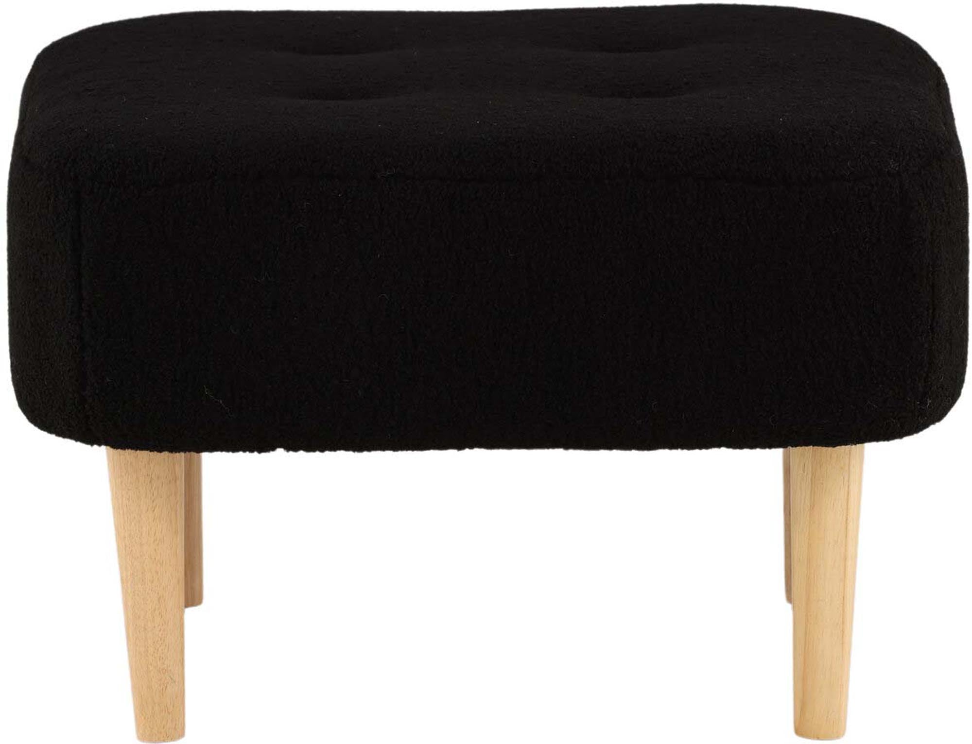 Elegante Salina Ottomane von Venture Home, gefertigt aus luxuriösem Vlies. Vielseitig einsetzbar als Sitzgelegenheit oder Fußablage.