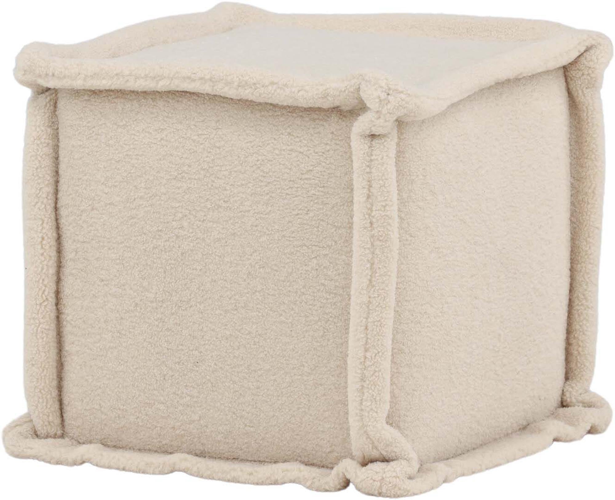 Castine Ottoman / Pouf in Weiss präsentiert im Onlineshop von KAQTU Design AG. Pouf ist von Venture Home