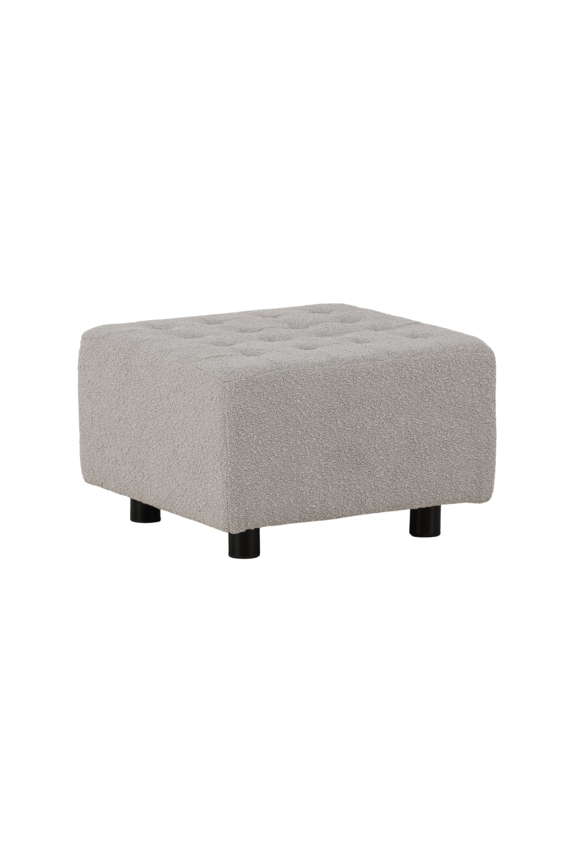 Bowie Ottoman / Pouf in Hellgrau präsentiert im Onlineshop von KAQTU Design AG. Pouf ist von Venture Home
