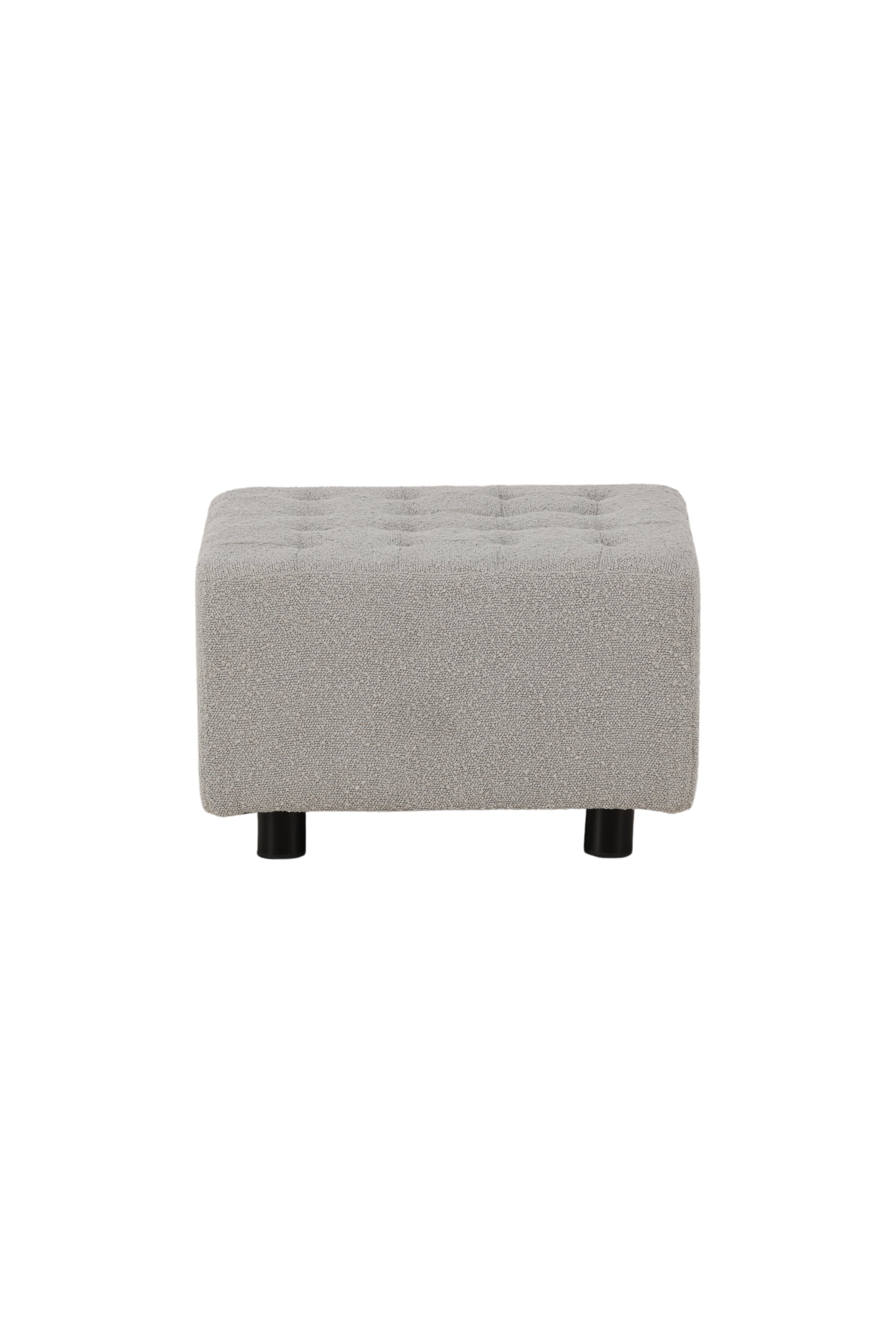 Bowie Ottoman / Pouf in Hellgrau präsentiert im Onlineshop von KAQTU Design AG. Pouf ist von Venture Home