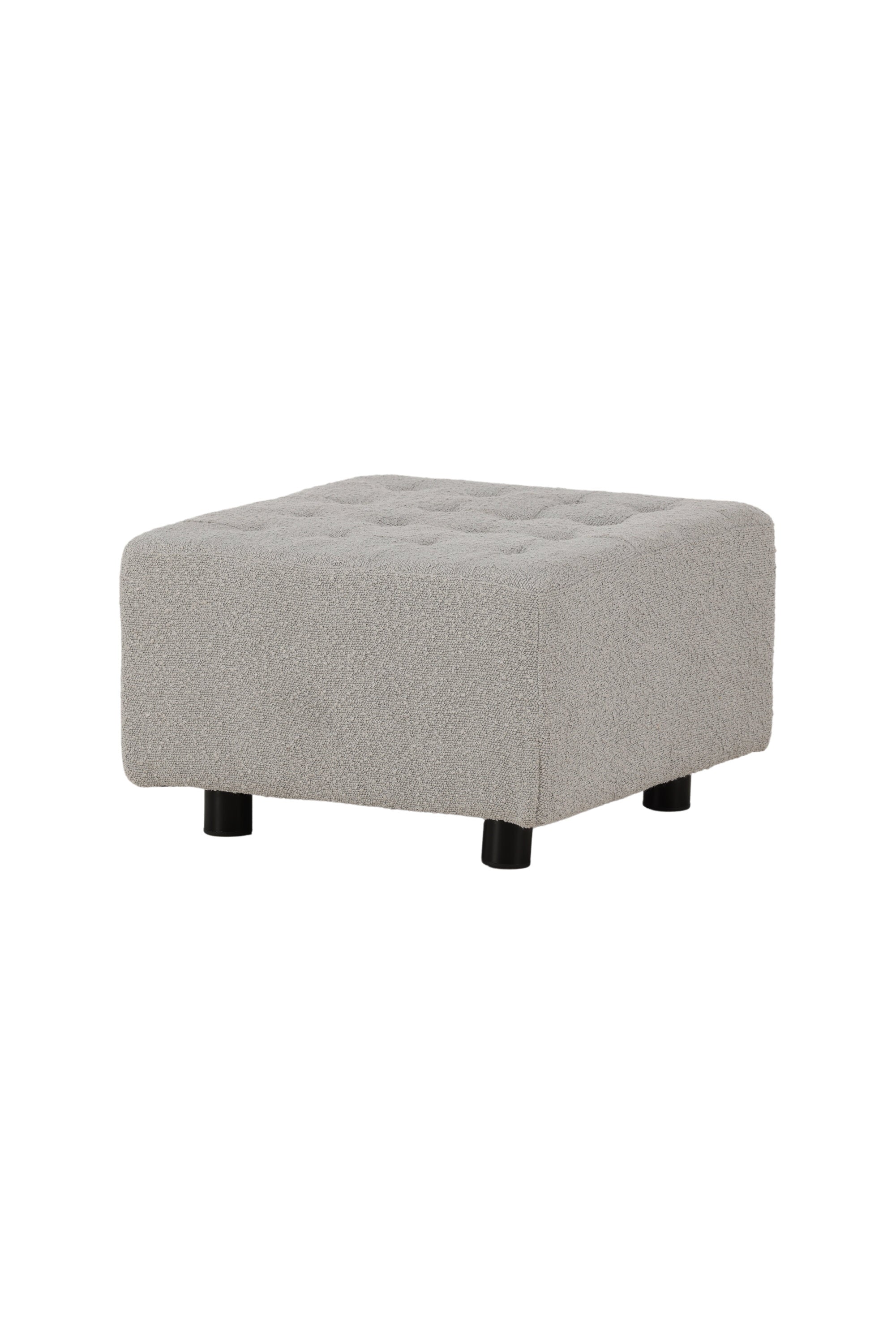 Bowie Ottoman / Pouf in Hellgrau präsentiert im Onlineshop von KAQTU Design AG. Pouf ist von Venture Home