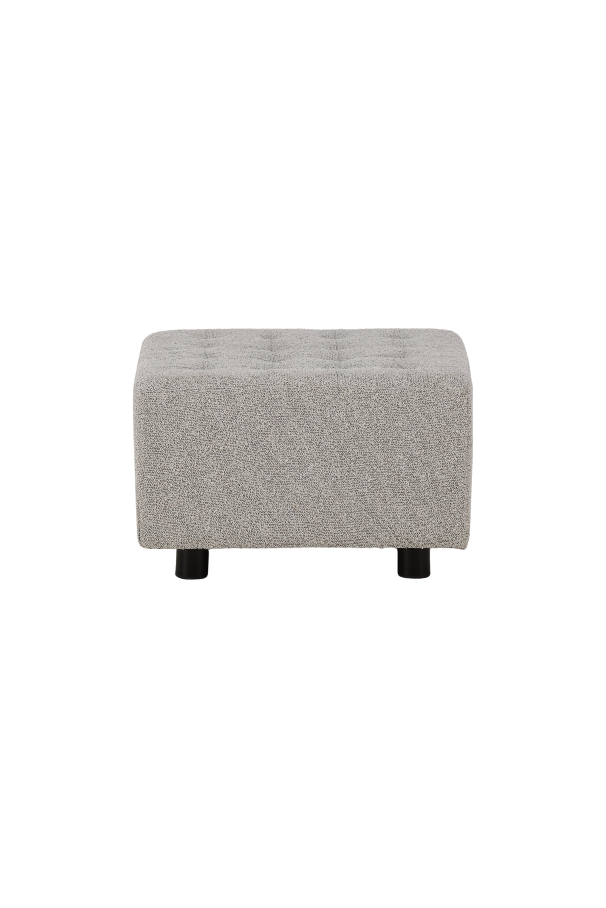 Bowie Ottoman / Pouf in Hellgrau präsentiert im Onlineshop von KAQTU Design AG. Pouf ist von Venture Home