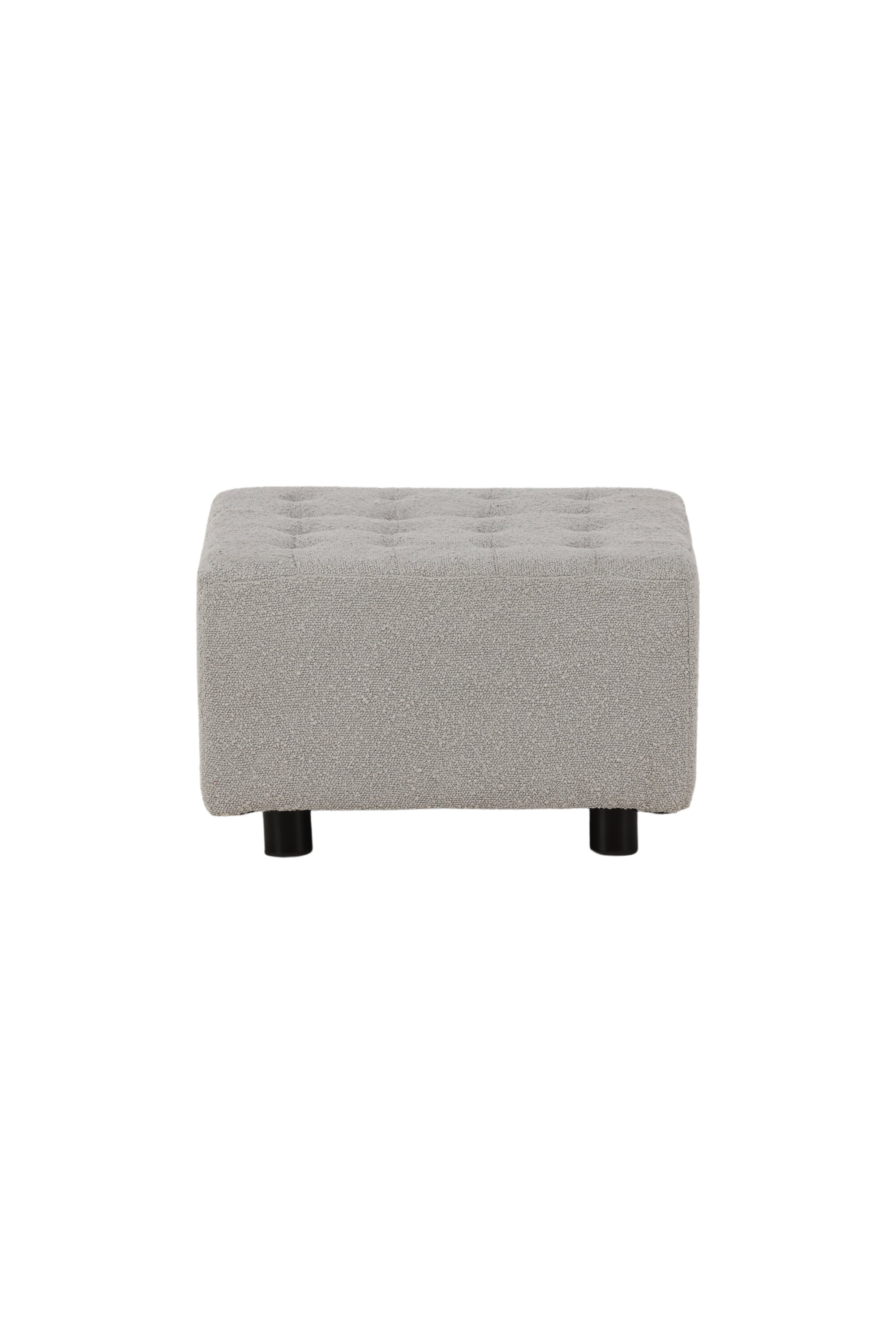 Bowie Ottoman / Pouf in Hellgrau präsentiert im Onlineshop von KAQTU Design AG. Pouf ist von Venture Home