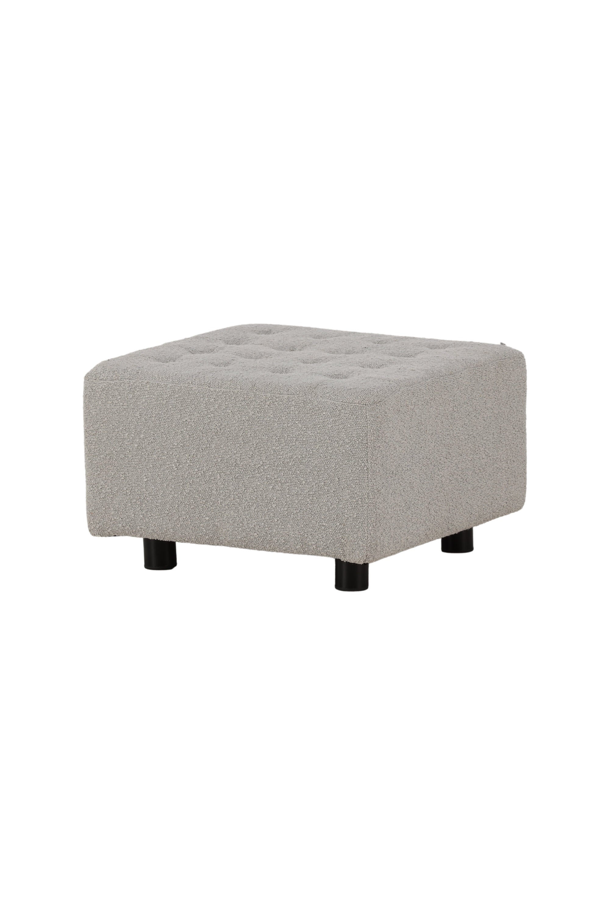 Bowie Ottoman / Pouf in Hellgrau präsentiert im Onlineshop von KAQTU Design AG. Pouf ist von Venture Home