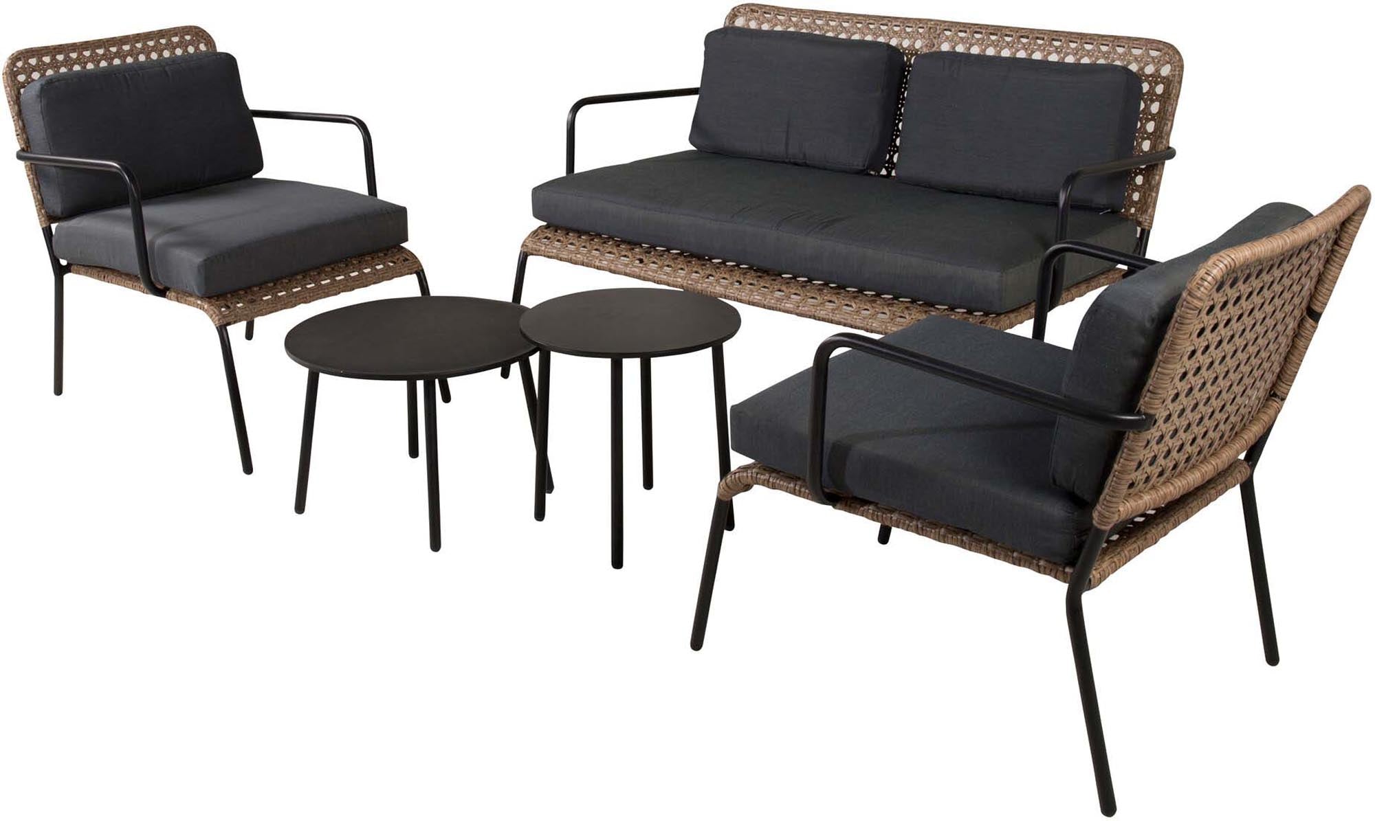 Stylisches Paola Sofa Outdoorset ⌀50cm von Venture Home: Hochwertige Loungemöbel für Komfort und Eleganz im Freien.