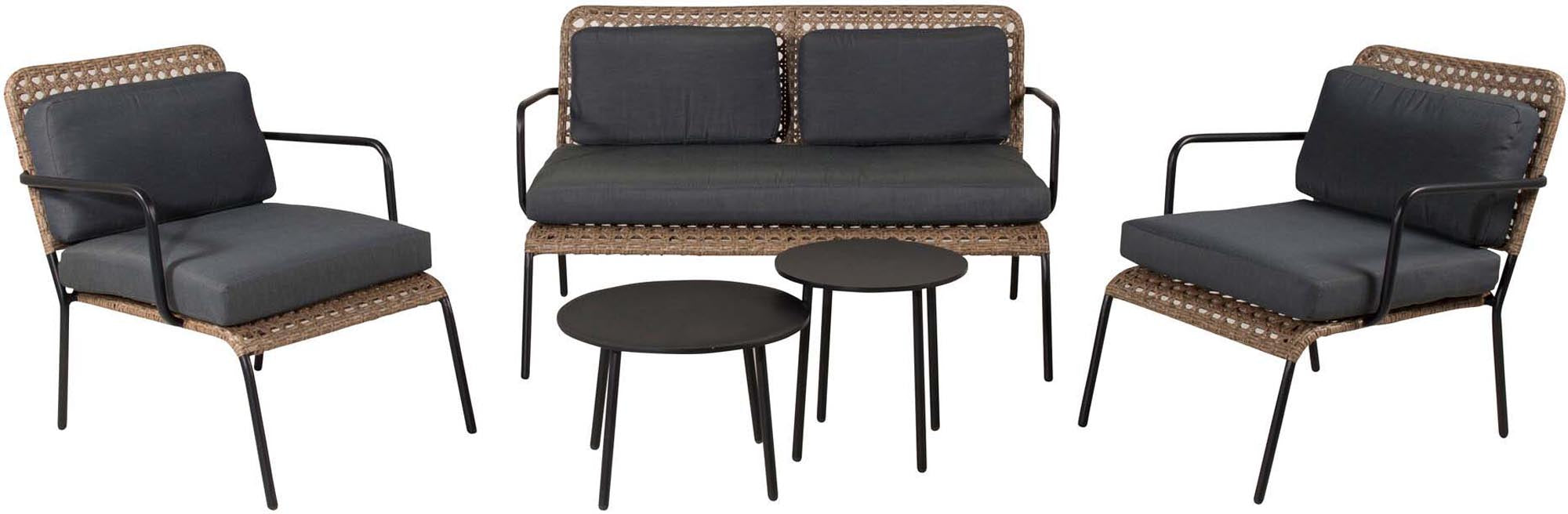 Entdecken Sie das Paola Sofa Outdoorset ⌀50cm von Venture Home: stilvolles Design, Komfort und langlebige Materialien für Ihren Außenbereich.