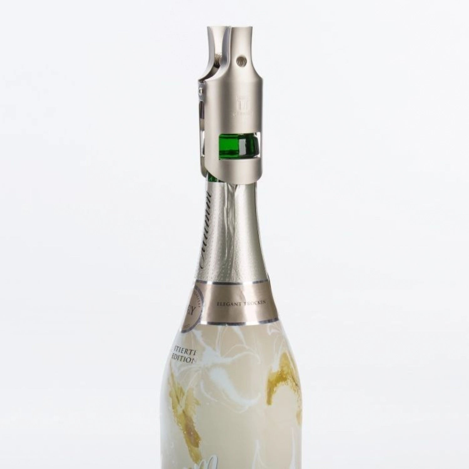 Sektflaschenverschluss Tappa, edelmattiert, 9x4.5x4cm