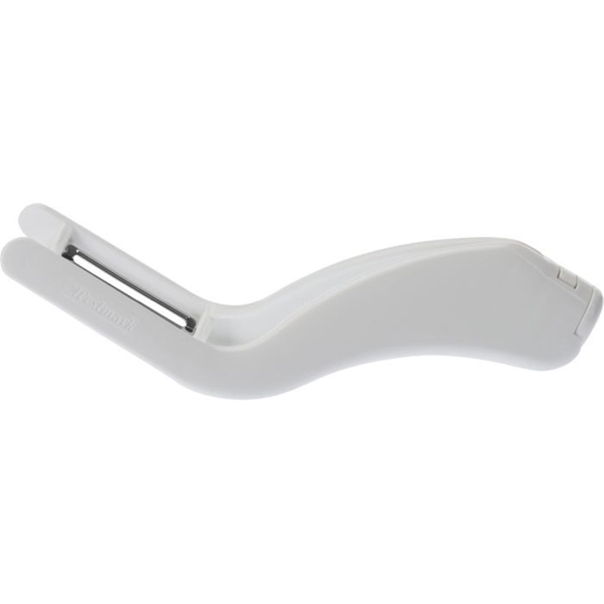 Praktischer Gemüse- und Doppelschäler von Westmark, ideal für präzises Schälen. Kompakt und vielseitig, Masse: 19x6.5x4cm.