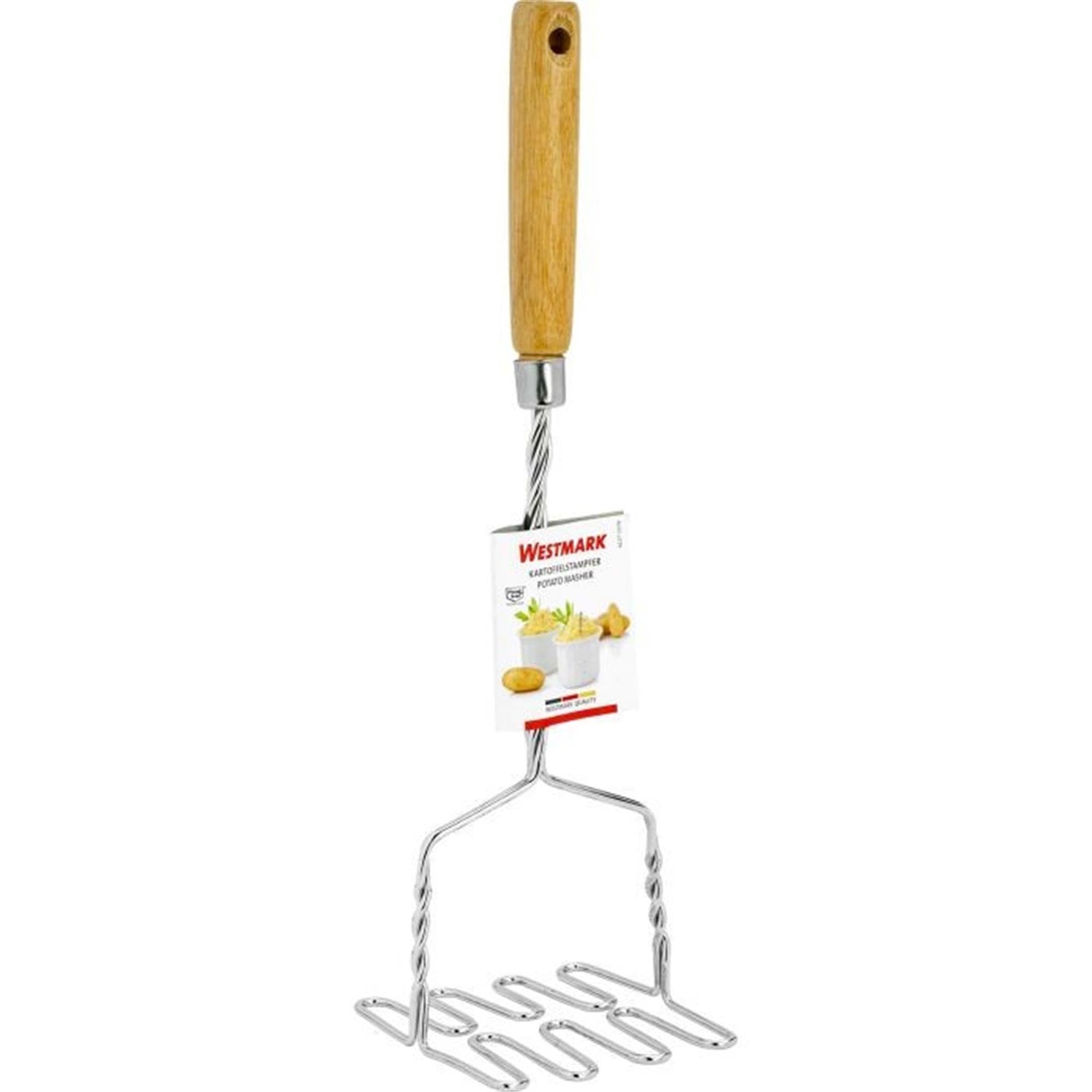 Hochwertiger Kartoffelstampfer aus Edelstahl, 34x10.5x8.5cm, ideal für Pürees, robust und langlebig, von Westmark.