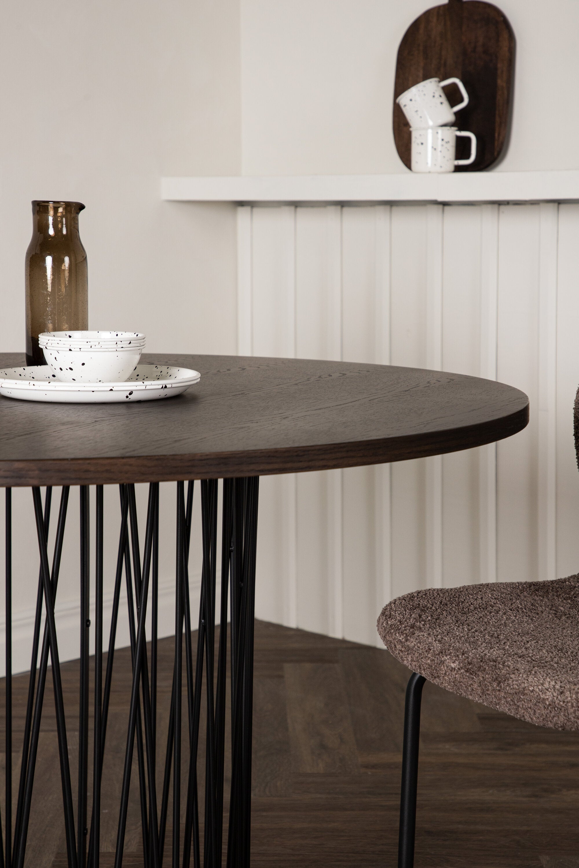 Stone Tisch in Mokka präsentiert im Onlineshop von KAQTU Design AG. Esstisch ist von Furniture Fashion