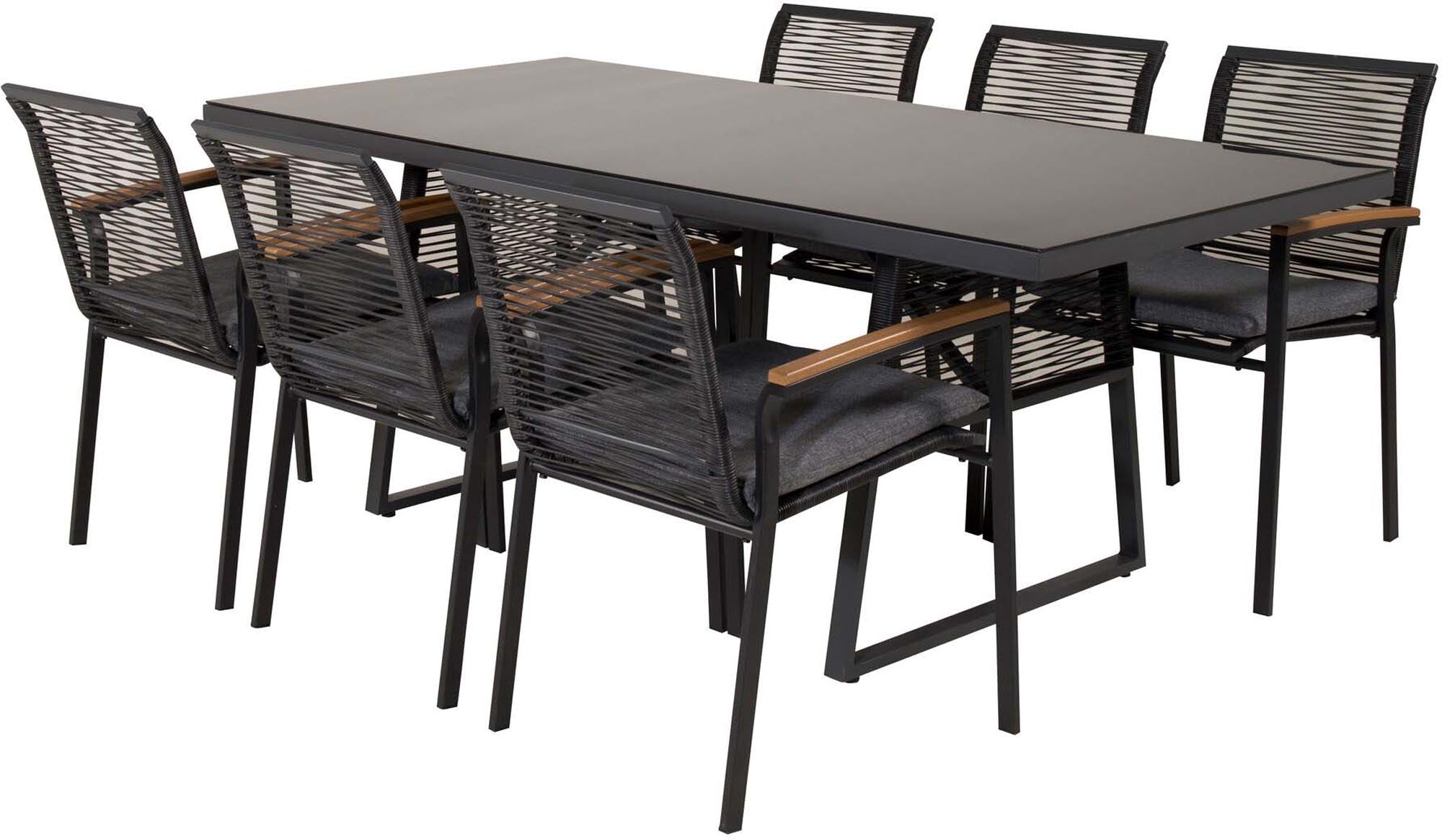 Stylischer und komfortabler Dallas Gartenstuhl von Venture Home, ideal für entspannte Stunden im Freien. Wetterfest und pflegeleicht.