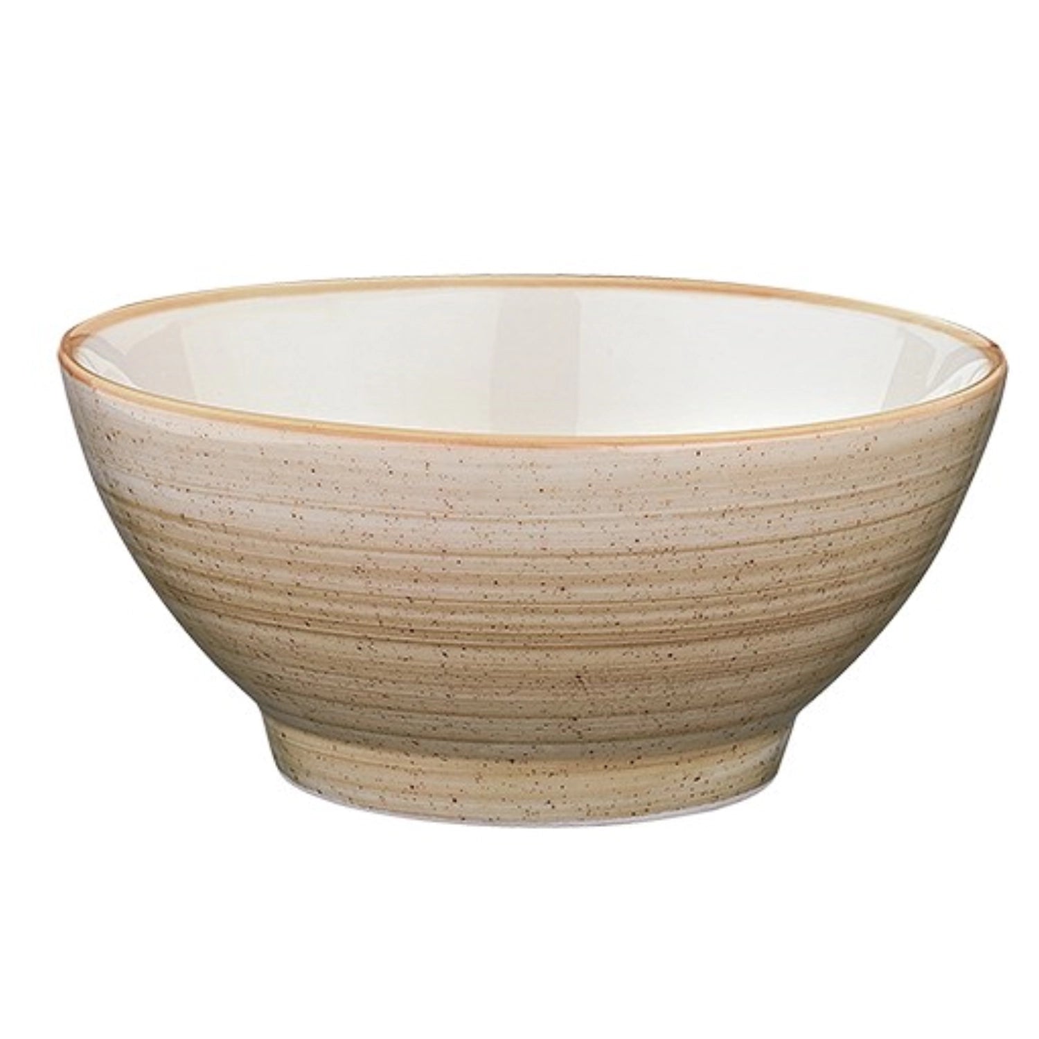 Elegante Aura Terrain Rita Schale mit Fuß, 12 cm, 290 ml, aus hochwertigem Porzellan von Bonna, ideal für Desserts und Snacks.