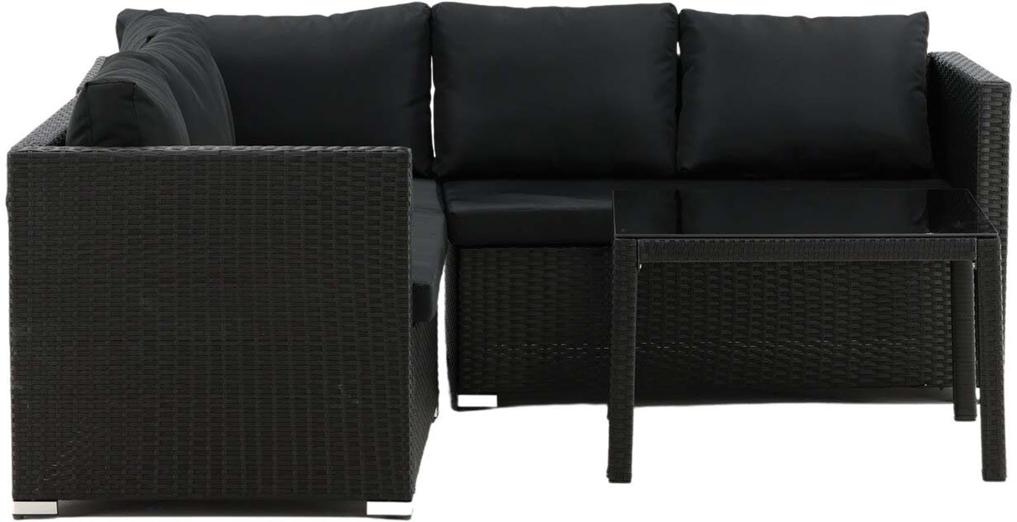Entdecken Sie das Kuba Ecksofa Outdoorset 70cm von Venture Home – stilvolles, wetterbeständiges Kunstrattan für Ihre Terrasse oder den Garten.