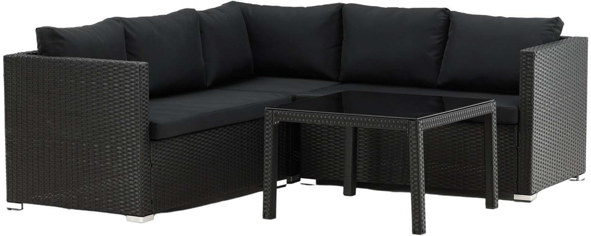 Kuba Ecksofa Outdoorset 70cm: Elegantes Design, wetterfestes Material und modularer Komfort für entspannte Stunden im Freien.