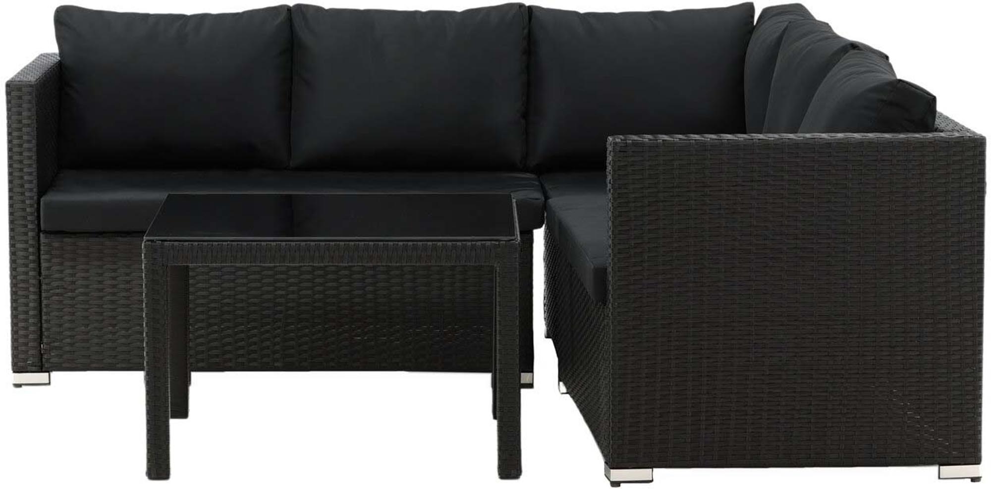 Entdecken Sie das Kuba Ecksofa Outdoorset 70cm von Venture Home: Elegantes Design, wetterbeständig und perfekt für gesellige Momente im Freien.