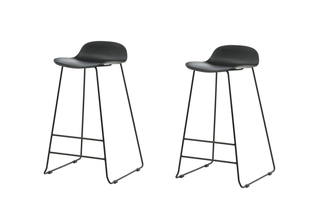 Wave Barstuhl in Schwarz präsentiert im Onlineshop von KAQTU Design AG. Barstuhl ist von Venture Home