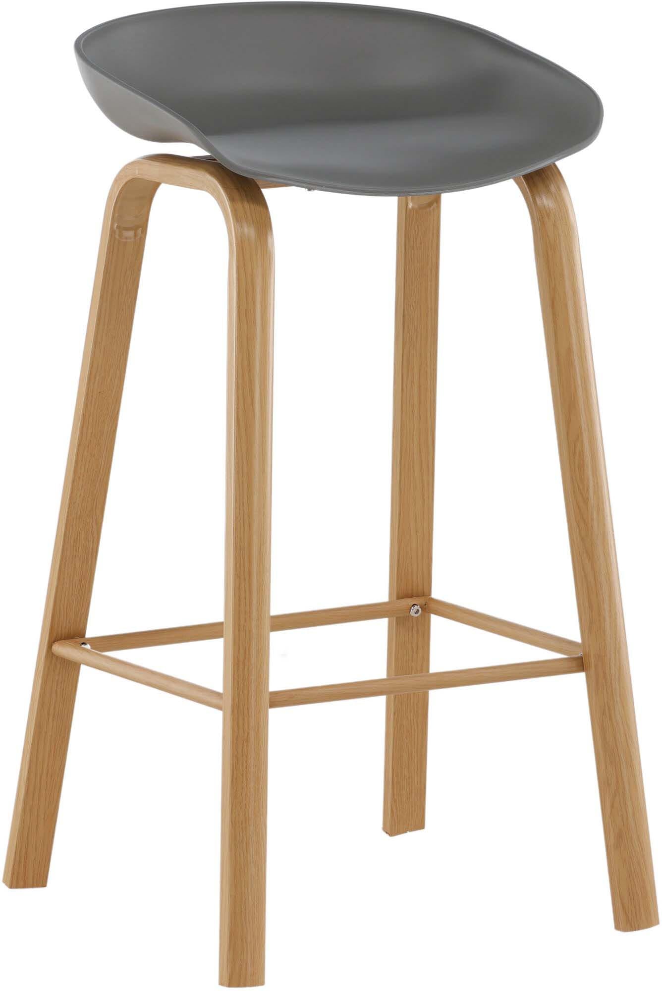 Decatur Barstuhl in Grau präsentiert im Onlineshop von KAQTU Design AG. Barstuhl ist von Venture Home