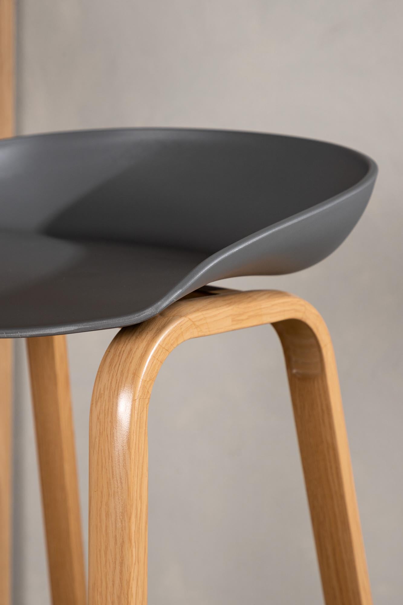 Decatur Barstuhl in Grau präsentiert im Onlineshop von KAQTU Design AG. Barstuhl ist von Venture Home