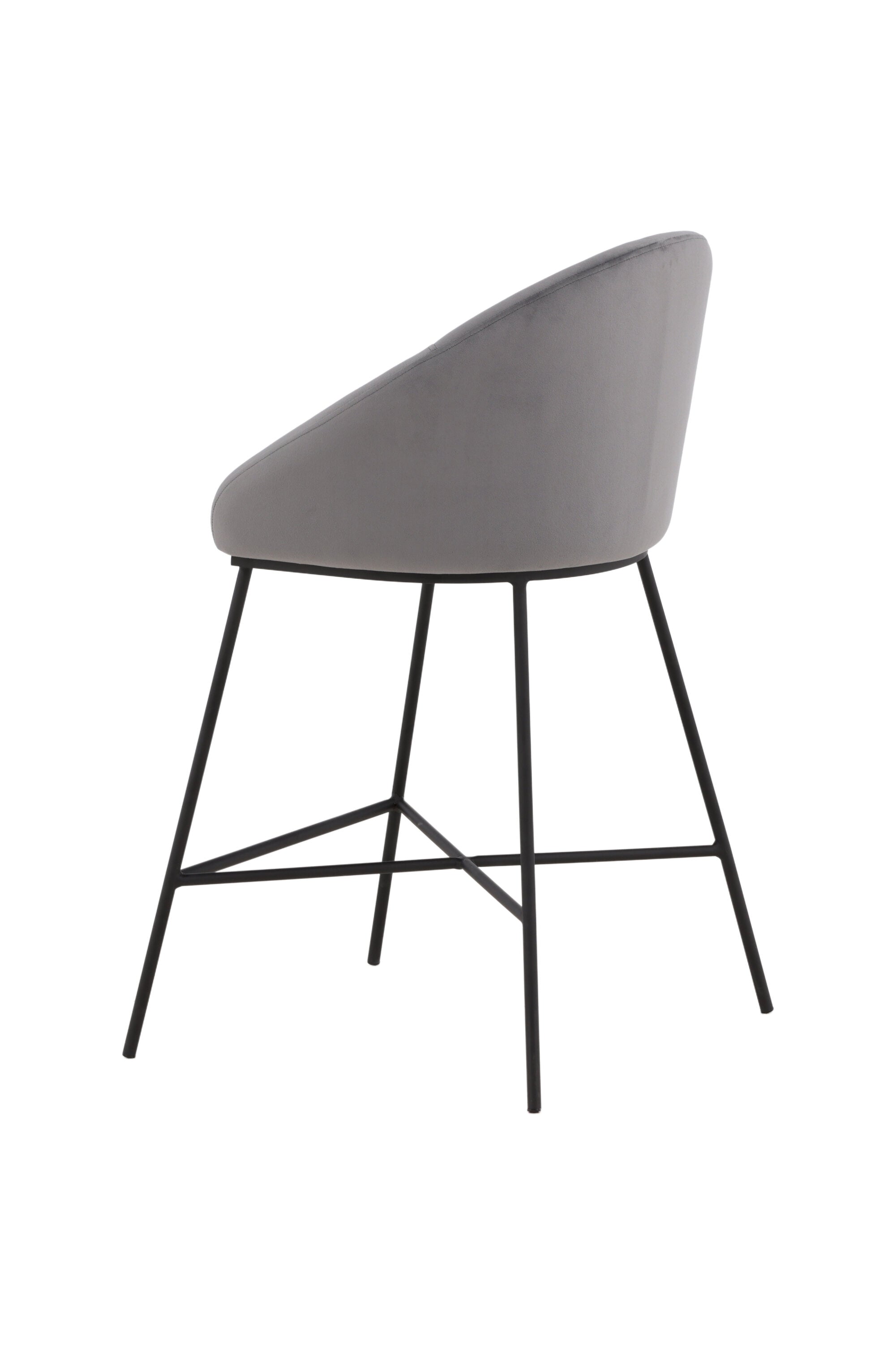 Velvet Barstuhl in Dunkelgrau präsentiert im Onlineshop von KAQTU Design AG. Barstuhl ist von Venture Home
