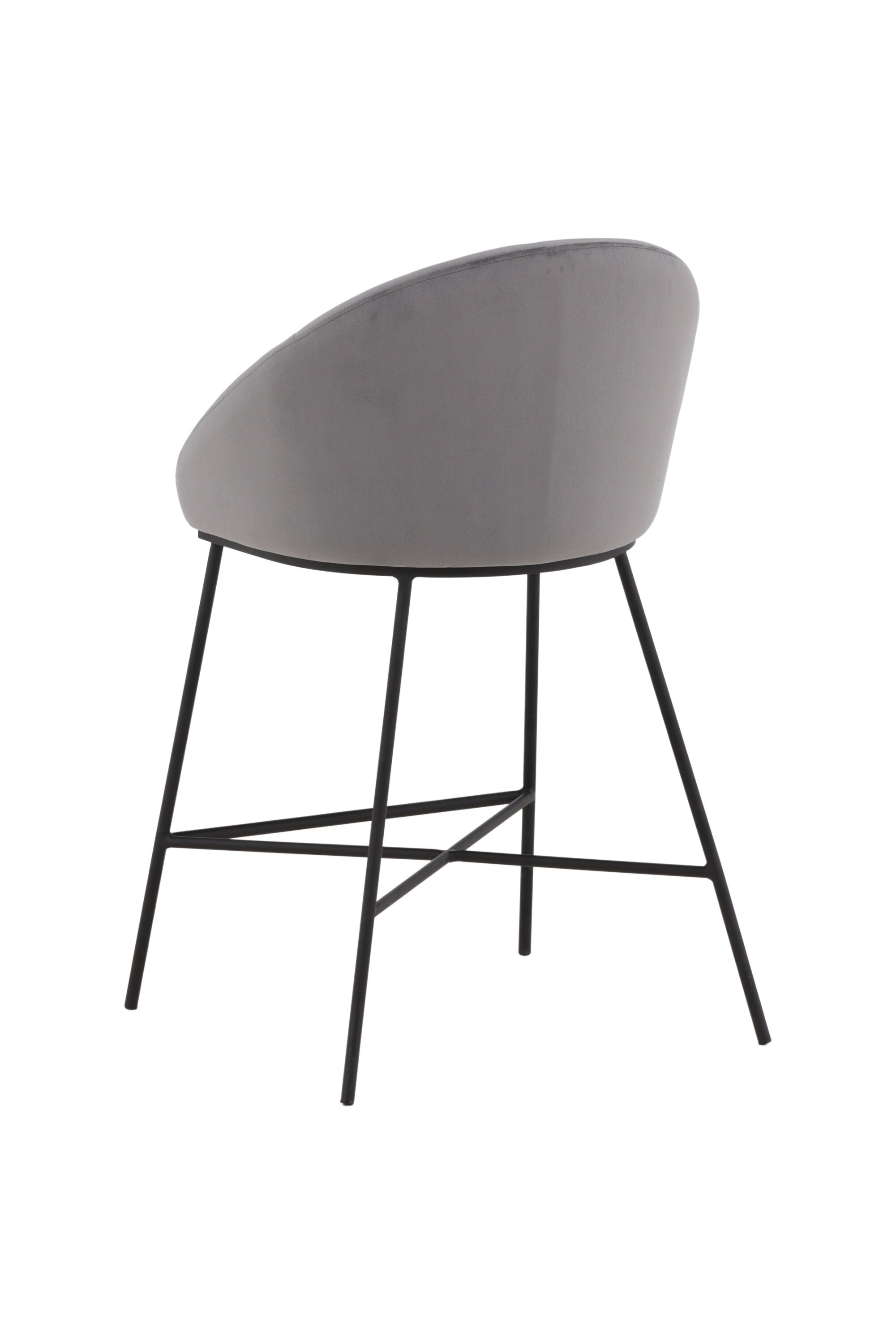 Velvet Barstuhl in Dunkelgrau präsentiert im Onlineshop von KAQTU Design AG. Barstuhl ist von Venture Home