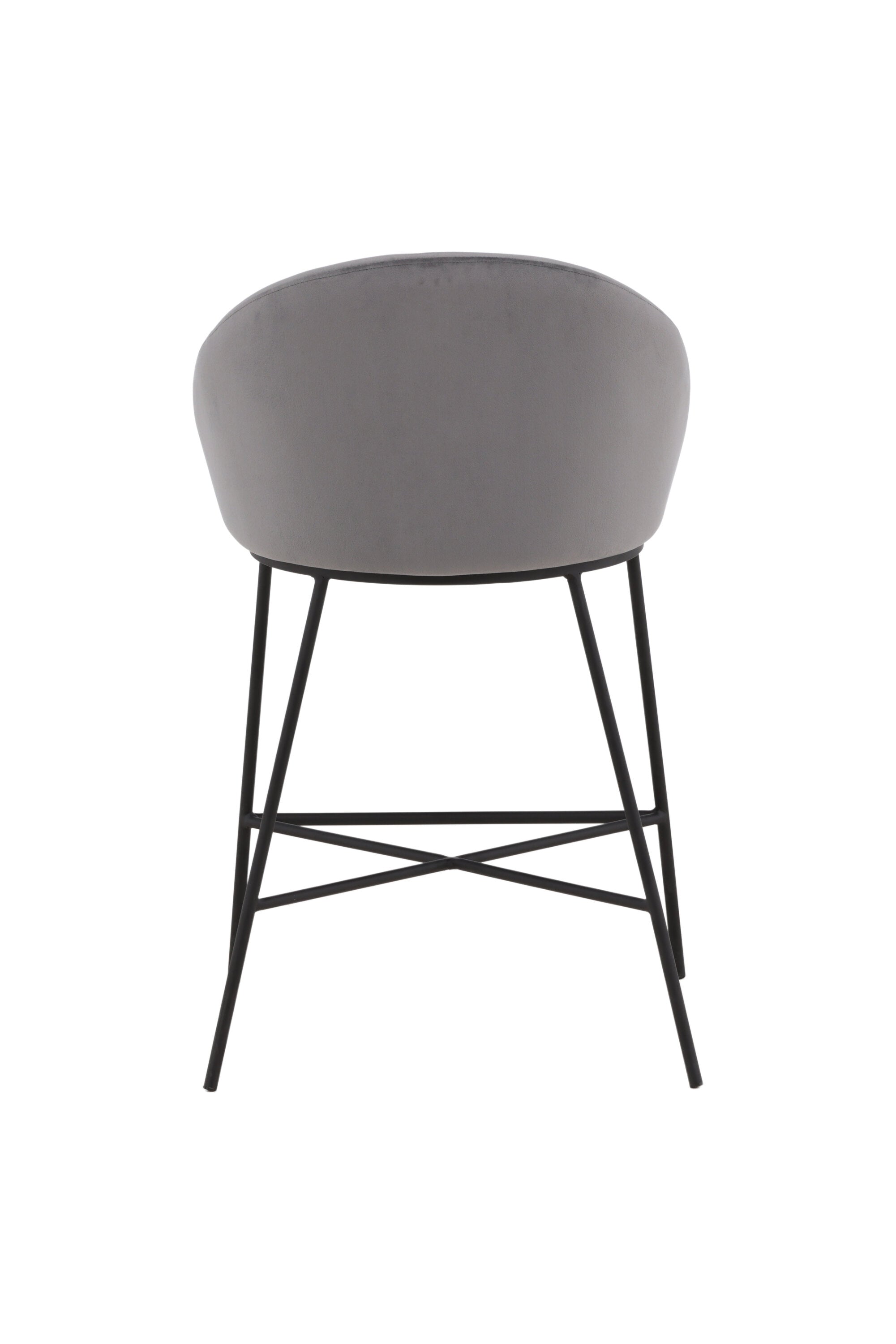 Velvet Barstuhl in Dunkelgrau präsentiert im Onlineshop von KAQTU Design AG. Barstuhl ist von Venture Home