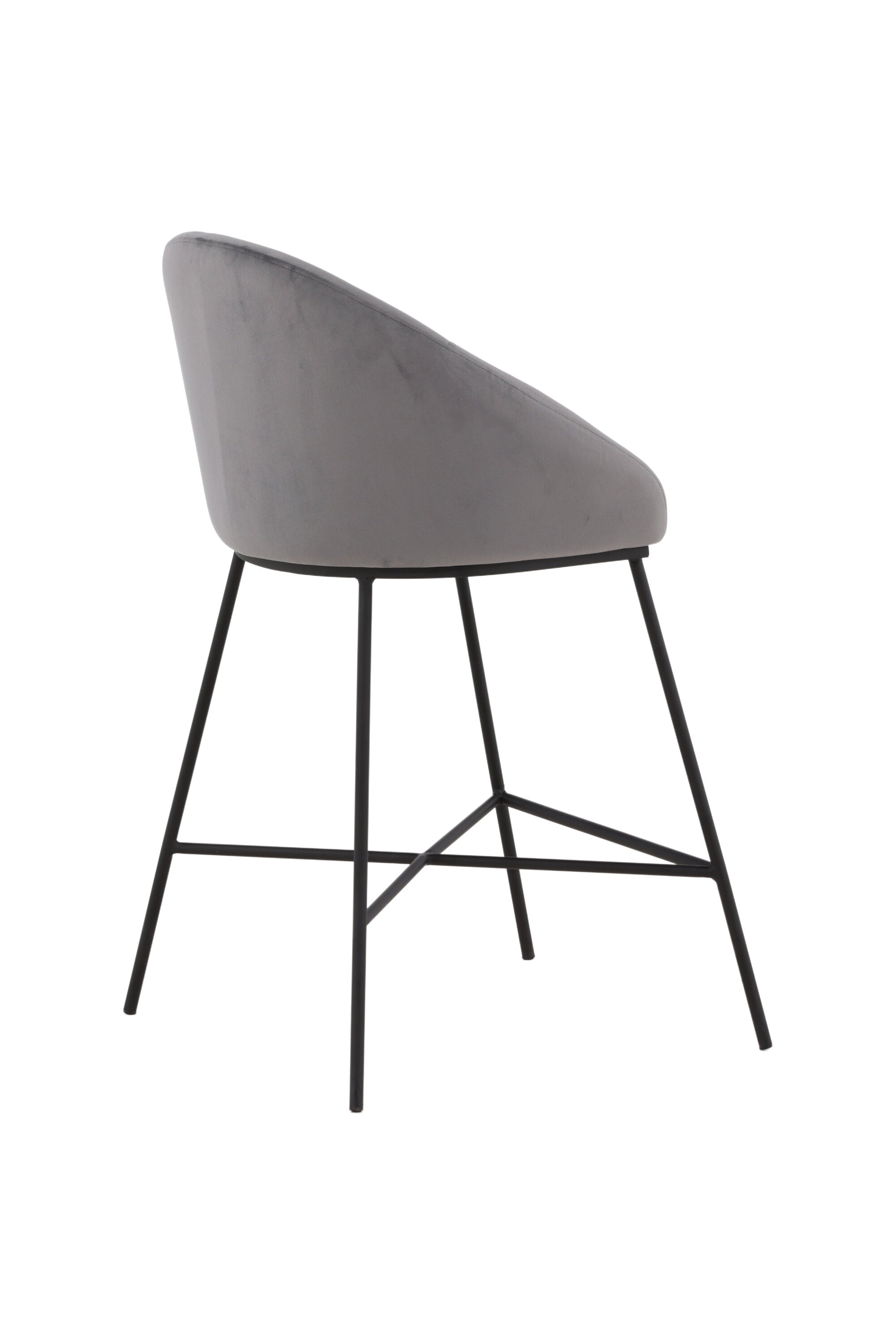 Velvet Barstuhl in Dunkelgrau präsentiert im Onlineshop von KAQTU Design AG. Barstuhl ist von Venture Home