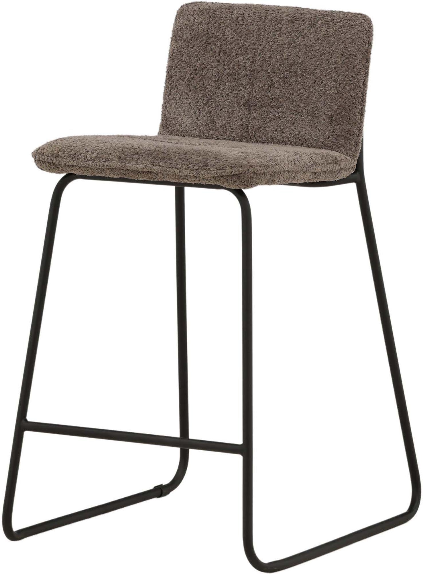 Entdecken Sie den Bisbee Barstuhl von Venture Home: Skandinavisches Design, gepolsterte Mikrofaser und stabile Stahlfüße für stilvolle Momente.