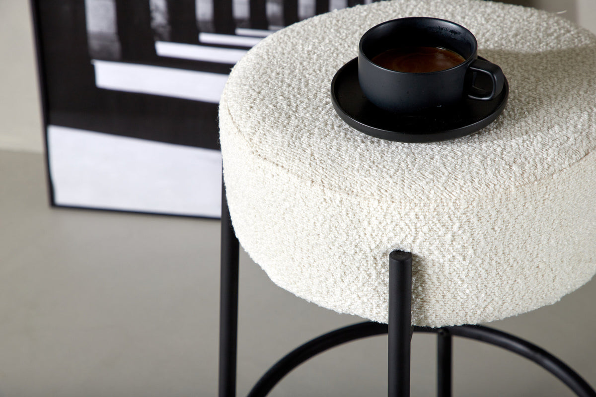 Tucson Barstuhl in Weiss präsentiert im Onlineshop von KAQTU Design AG. Barhocker ist von Venture Home