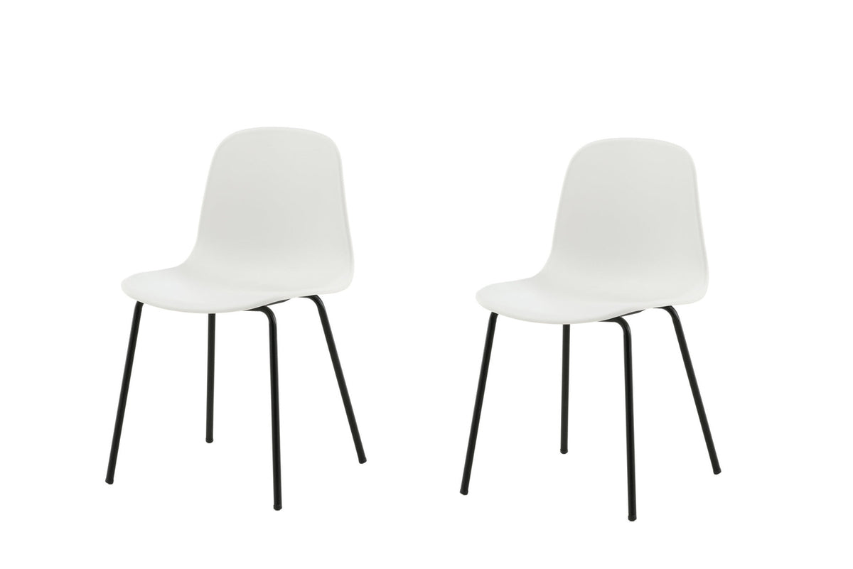 Arctic Stuhl in Weiss präsentiert im Onlineshop von KAQTU Design AG. Stuhl ist von Venture Home