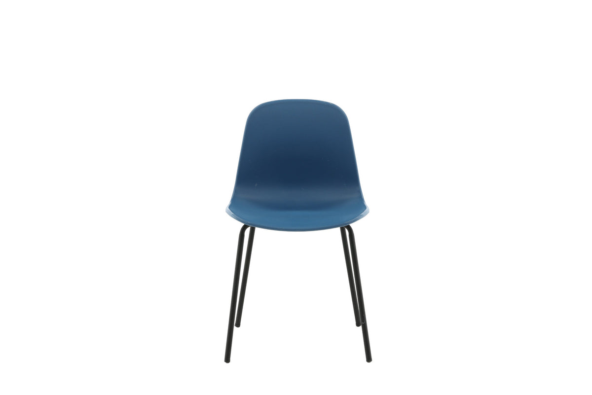 Arctic Stuhl in Blau präsentiert im Onlineshop von KAQTU Design AG. Stuhl ist von Venture Home