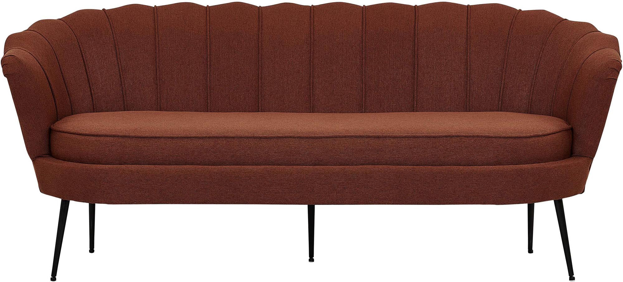 Calais Sofa in Rot präsentiert im Onlineshop von KAQTU Design AG. 3er Sofa ist von Venture Home