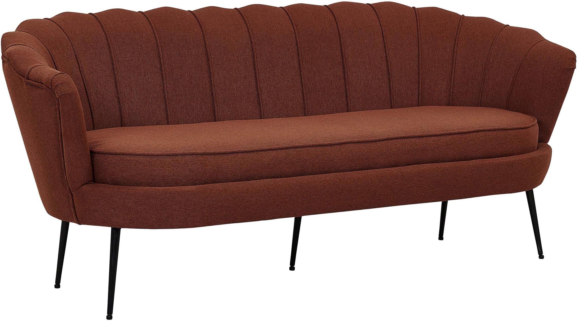 Calais Sofa in Rot präsentiert im Onlineshop von KAQTU Design AG. 3er Sofa ist von Venture Home