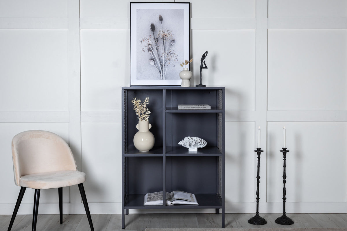 Mischa Regal in Grau präsentiert im Onlineshop von KAQTU Design AG. Standregal ist von Venture Home