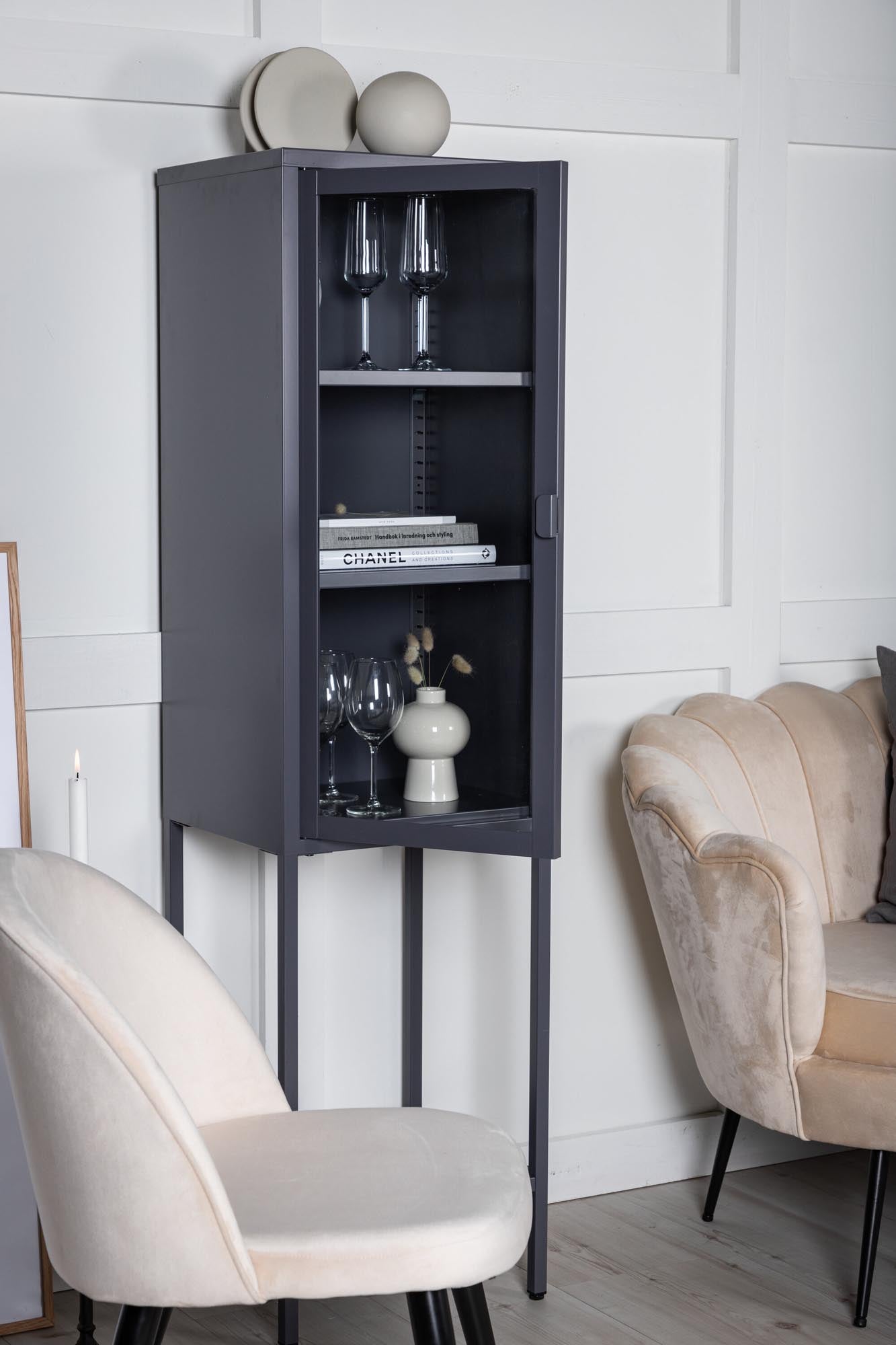 Mischa Kabinett in Grau präsentiert im Onlineshop von KAQTU Design AG. Cabinet ist von Venture Home